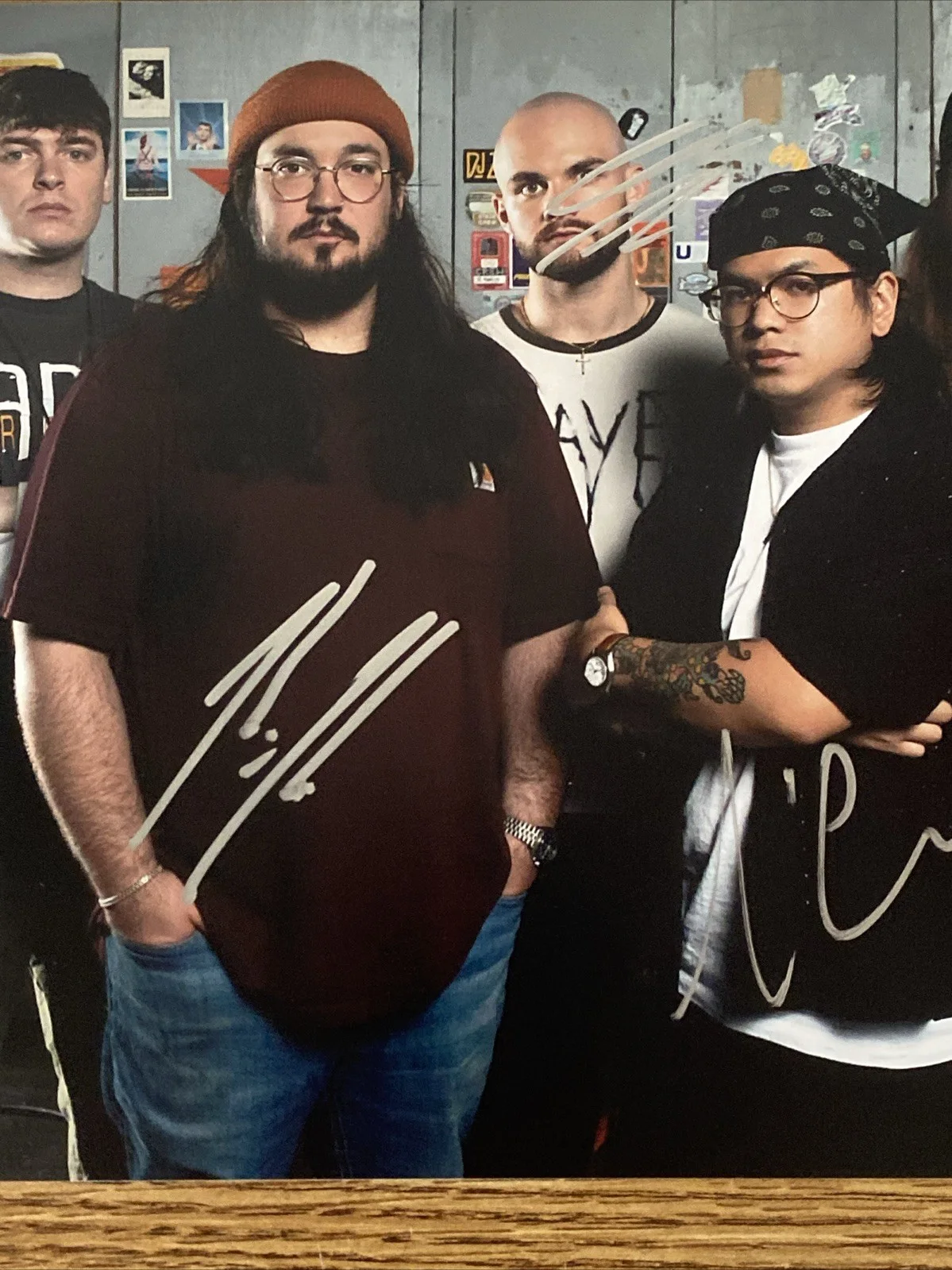 Knocked Loose Autographed 8x10 Photo Isaac, Kevin, Pacsun, Nicko, изображение 2