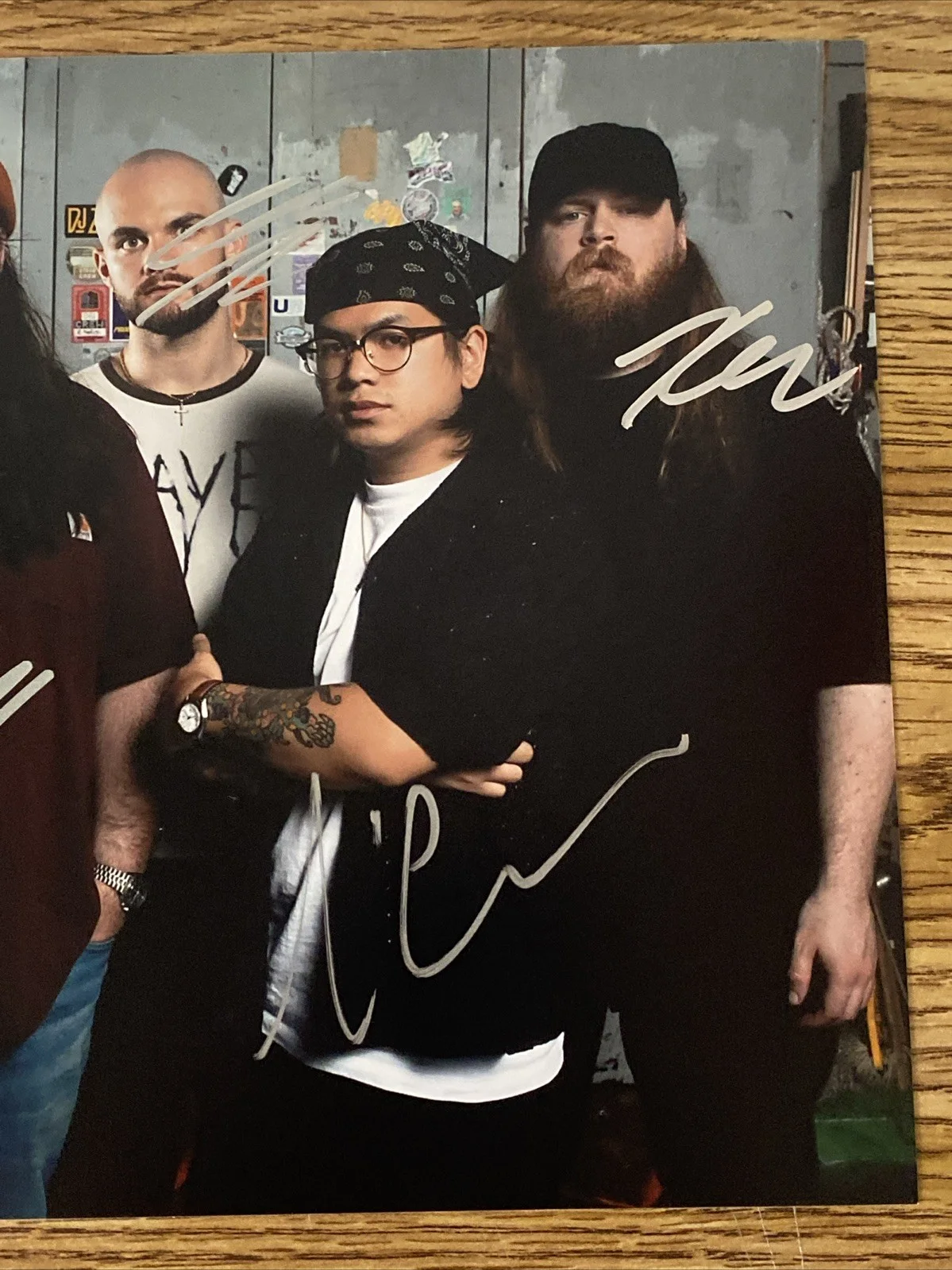Knocked Loose Autographed 8x10 Photo Isaac, Kevin, Pacsun, Nicko, изображение 3