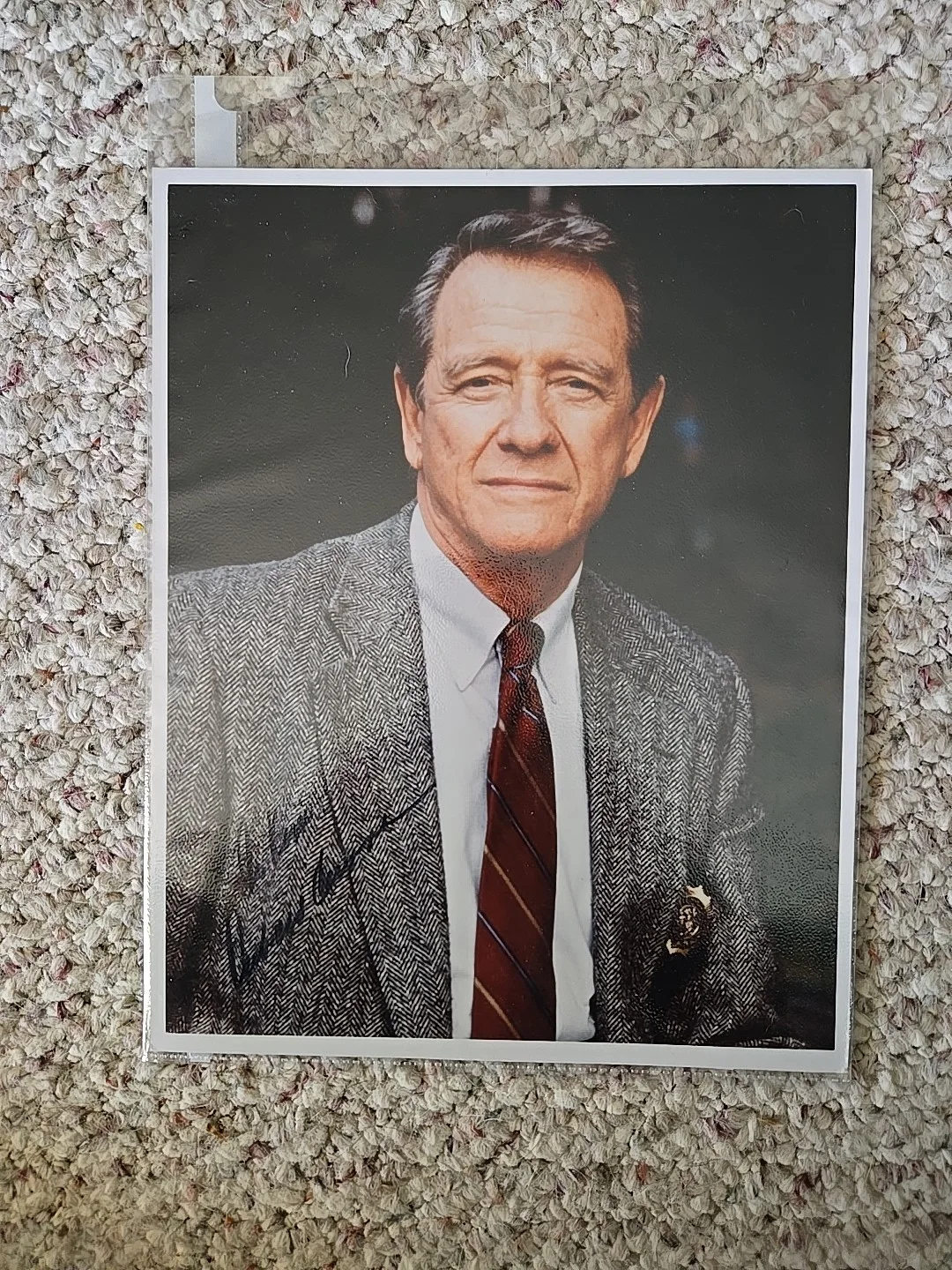 Richard Crenna — Richard Crenna ' Film-Stage-TV ' Actor . Signed In Person 8x10 Photo.