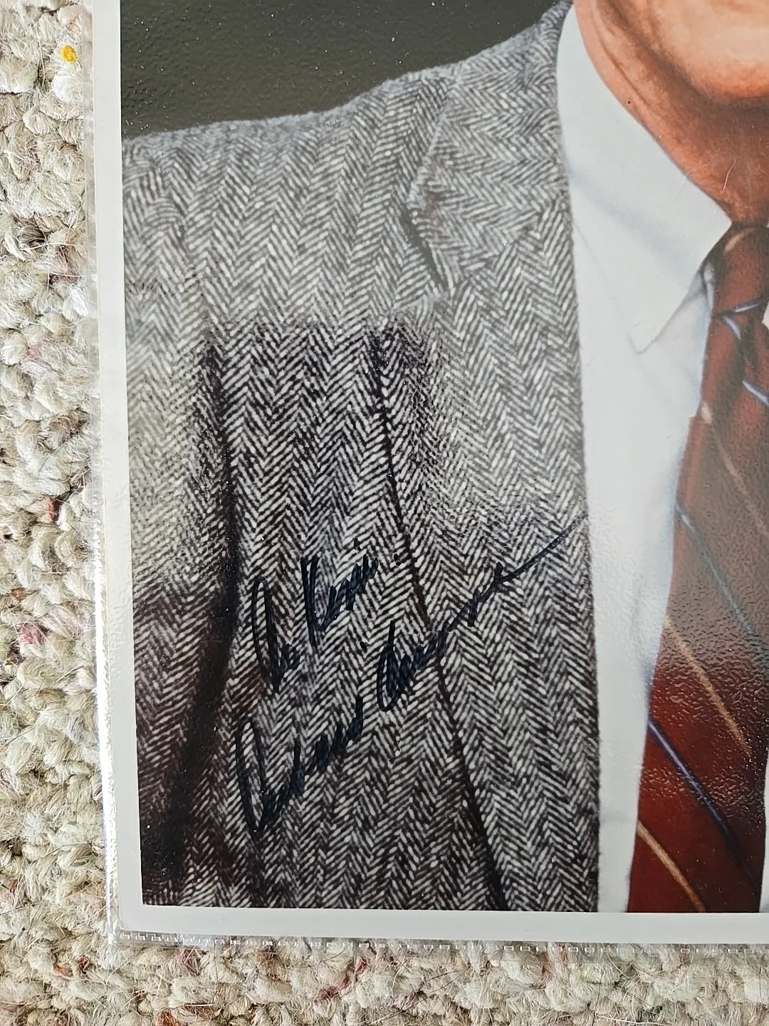 Richard Crenna — Richard Crenna ' Film-Stage-TV ' Actor . Signed In Person 8x10 Photo., изображение 2