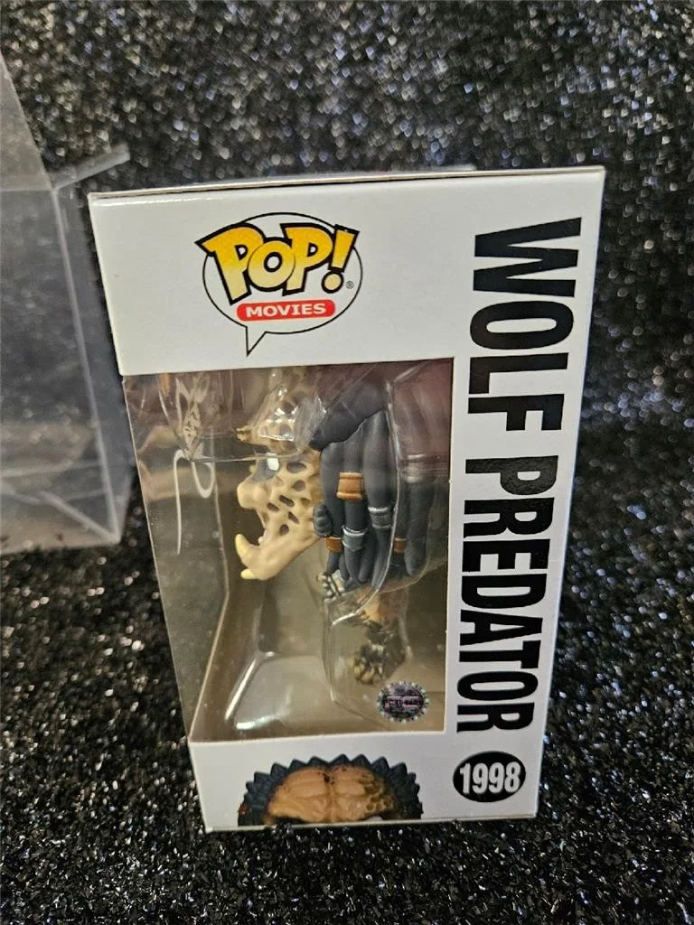 IAN WHYTE — IAN WHYTE HAND SIGNED AUTOGRAPHED FUNKO POP! 1998 AVP WOLF PREDATOR FIGURE COA, image 4