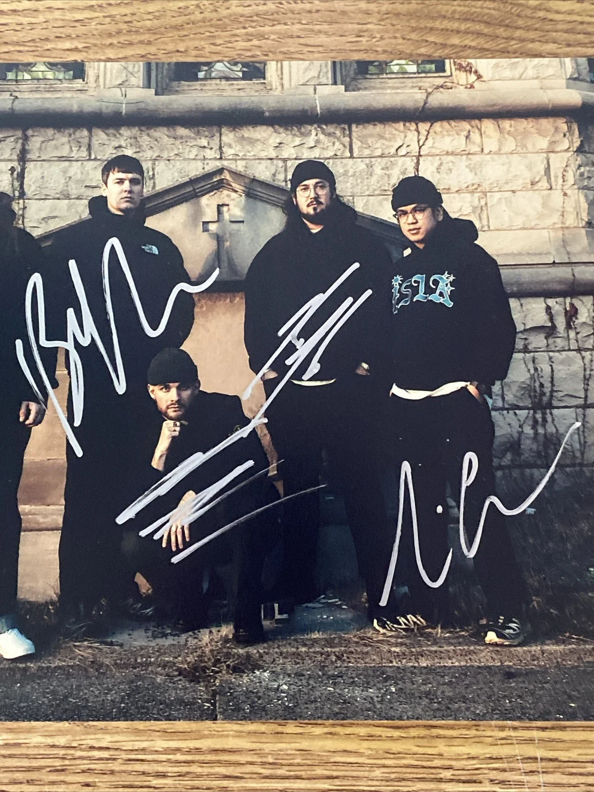 Knocked Loose Autographed 8x10 Photo Full Band Bryan Garris +4, image 3