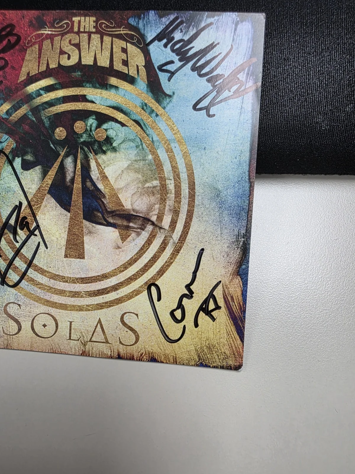 The Answer - Solas - 2016 Album - Signed/Autographed CD booklet - No Music !, image 3