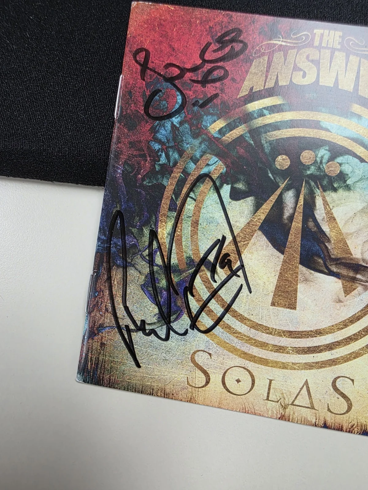 The Answer - Solas - 2016 Album - Signed/Autographed CD booklet - No Music !, image 4