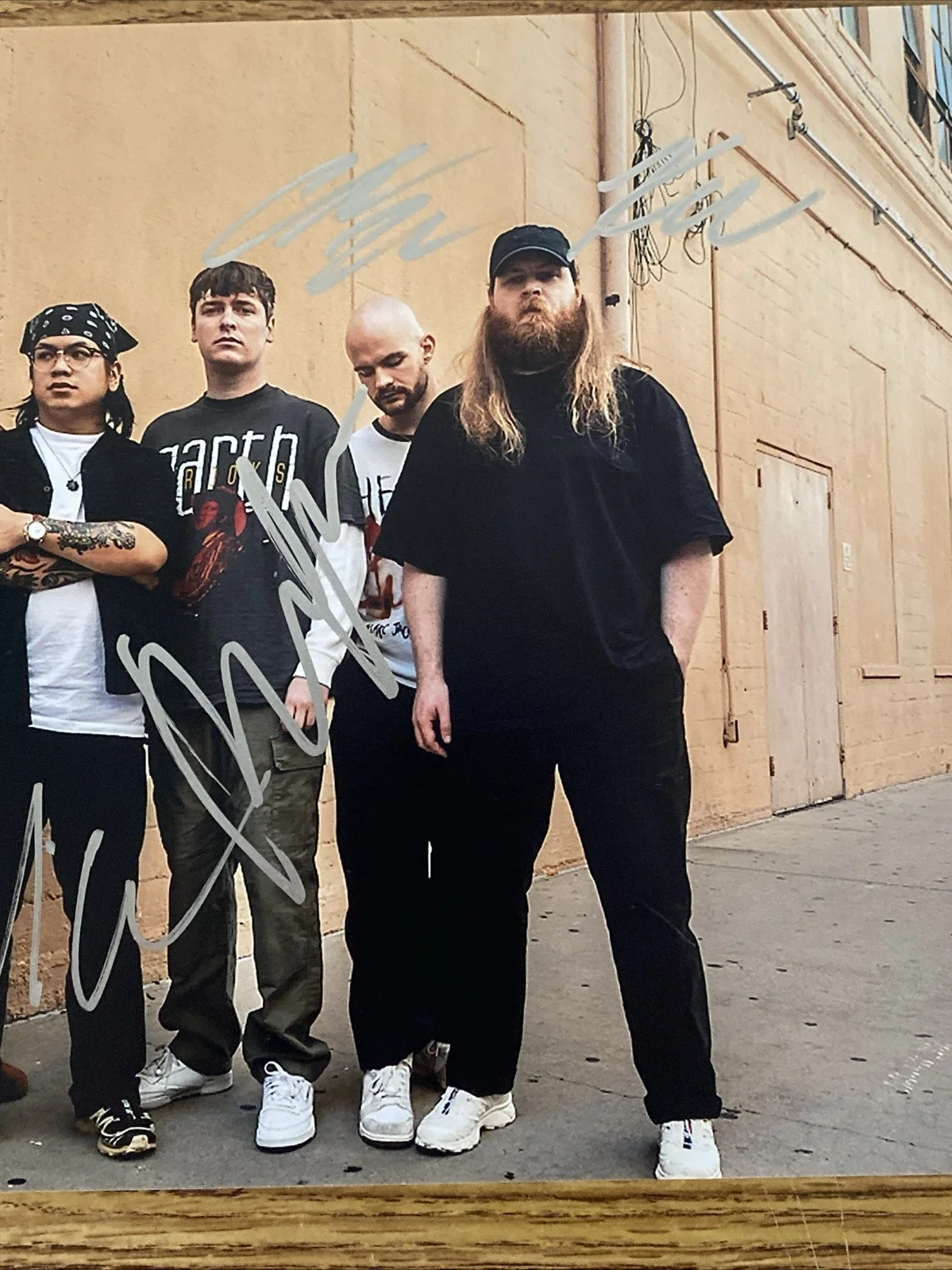 Knocked Loose Autographed 8x10 Photo Full Band Bryan Garris +4, image 3
