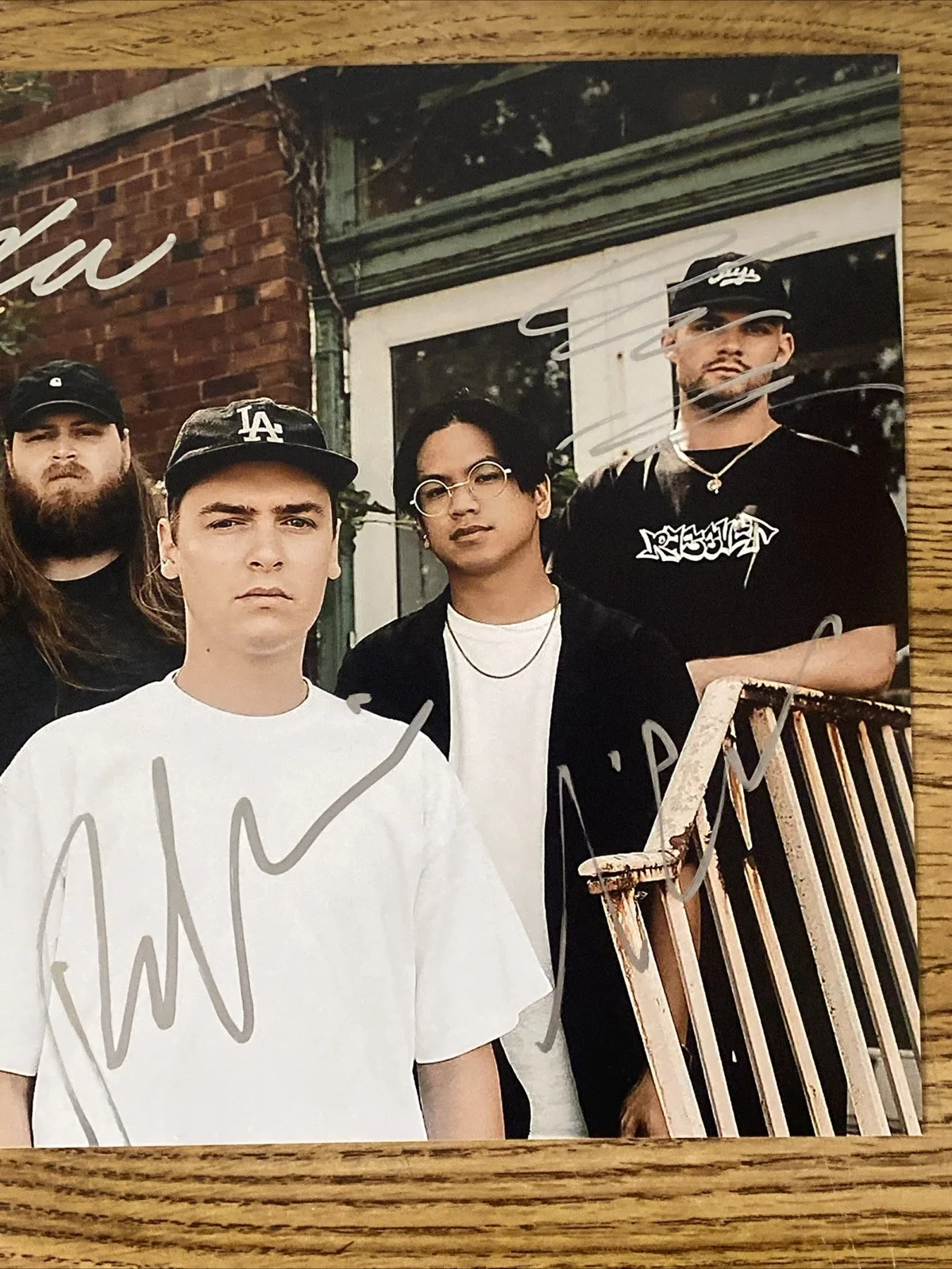 Knocked Loose Autographed 8x10 Photo Full Band Bryan Garris +4, image 3
