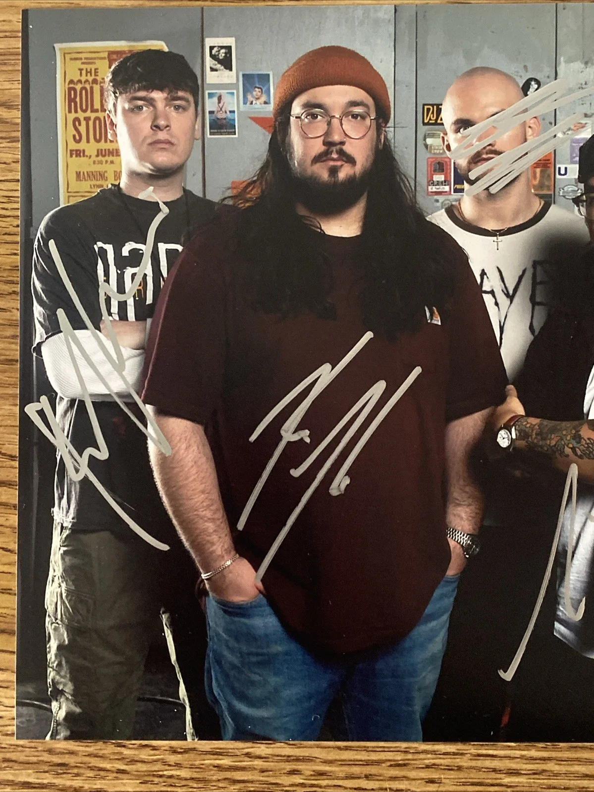 Knocked Loose Autographed 8x10 Photo Full Band Bryan Garris +4, image 2