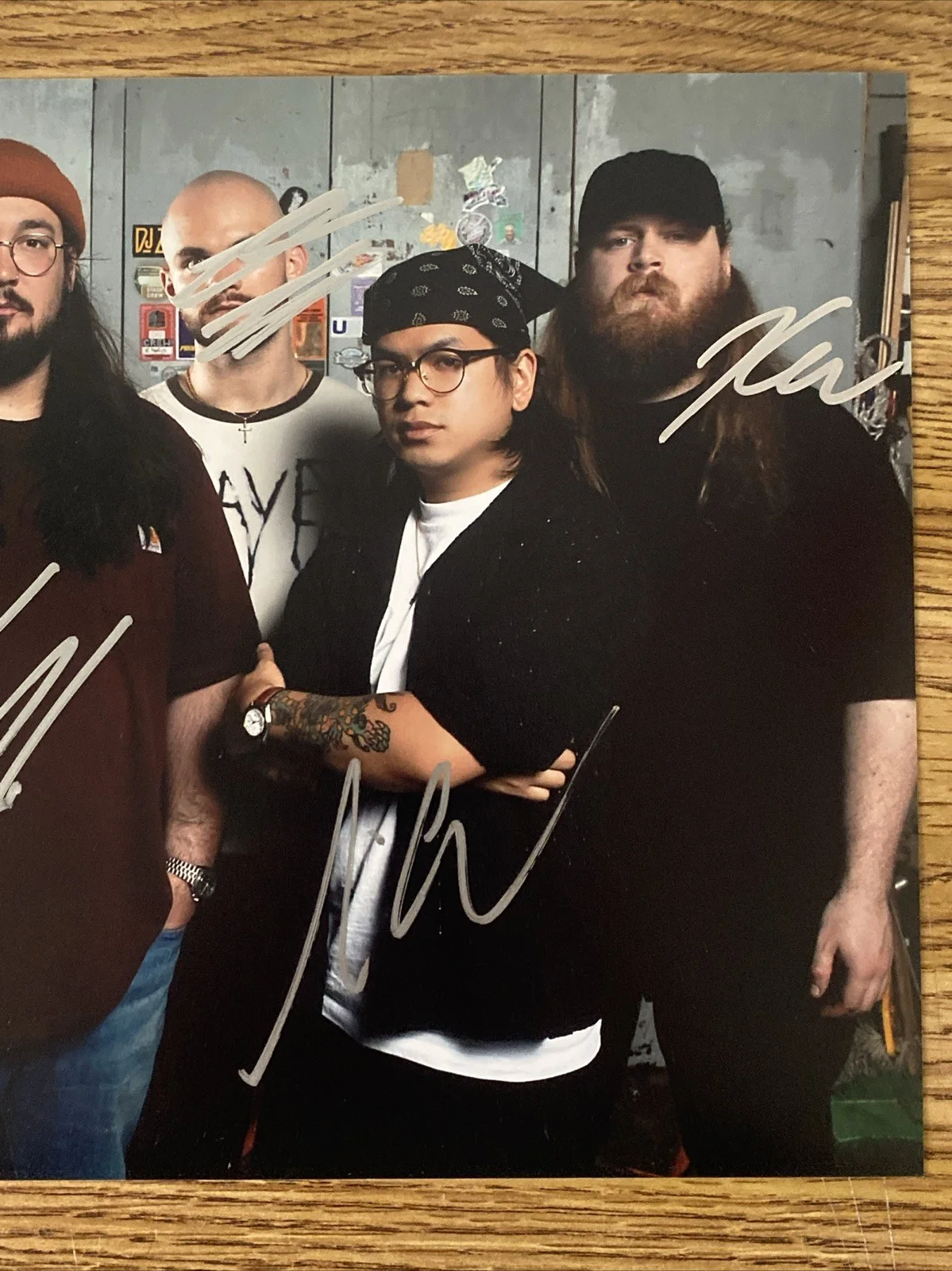 Knocked Loose Autographed 8x10 Photo Full Band Bryan Garris +4, image 3