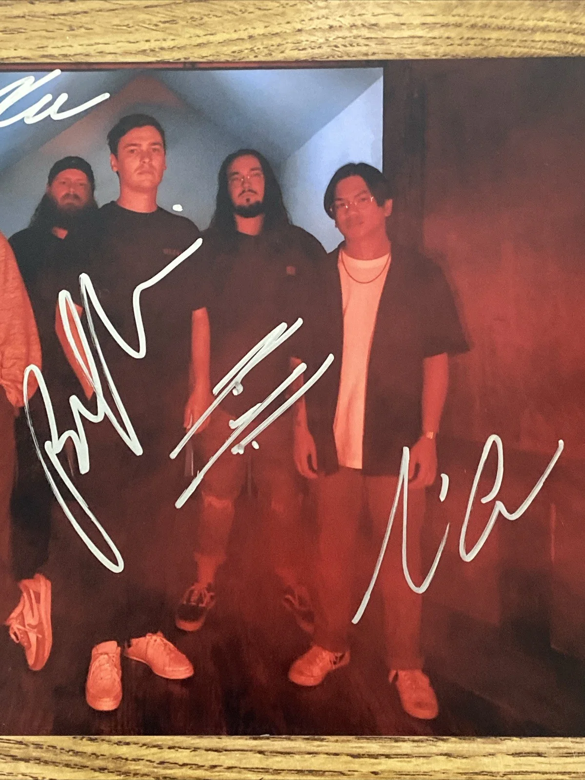 Knocked Loose Autographed 8x10 Photo Full Band Bryan Garris +4, изображение 3