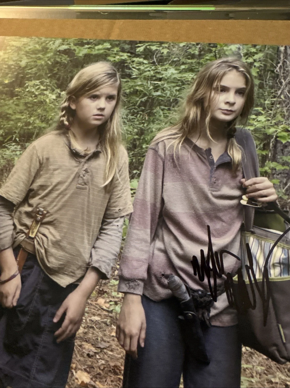 Kyla Kennedy — KYLA KENNEDY MIKA SAMUELS WALKING DEAD Signed 8x10 Autographed Photo, изображение 3