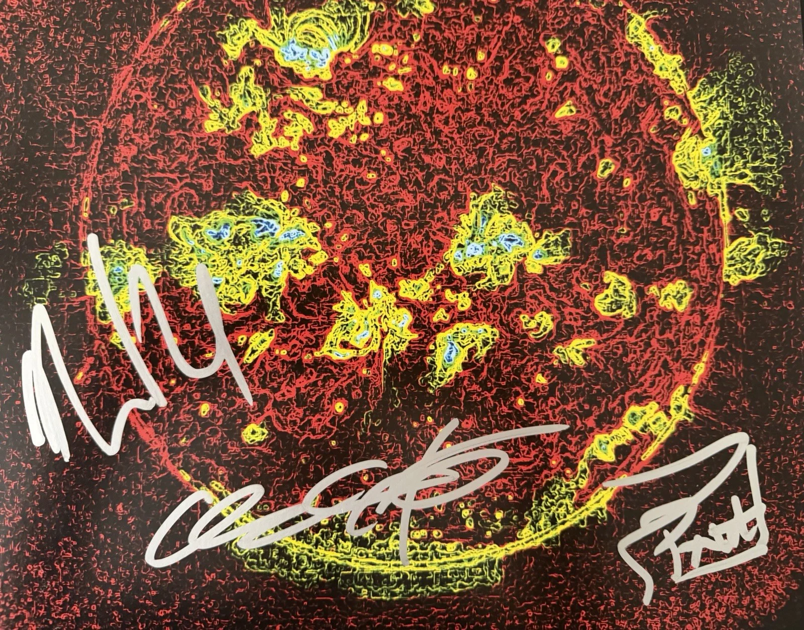 NICK HEXUM, P-NUT & CHAD SEXTON SIGNED 311 ‘FROM CHAOS’ VINYL RECORD LP JSA COA, изображение 3