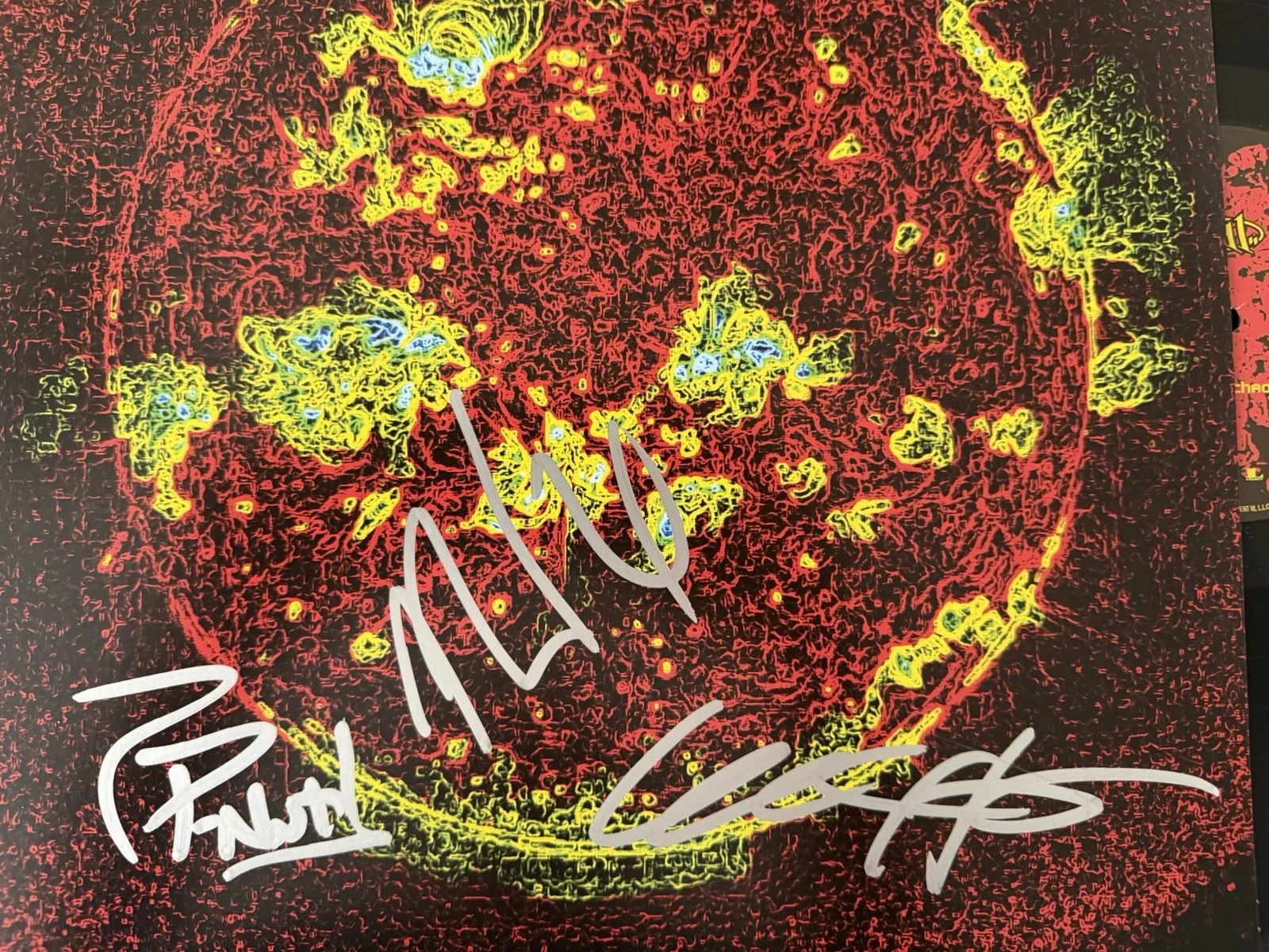 NICK HEXUM, P-NUT & CHAD SEXTON SIGNED 311 ‘FROM CHAOS’ VINYL RECORD LP JSA COA, изображение 3