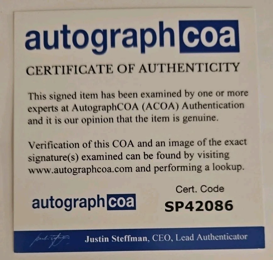si Robertson — AUTO SI ROBERTSON DUCK DYNASTY SIGNED 8X10 PHOTO INSCRIBED JOHN 3:16 ACOA CERT, image 2