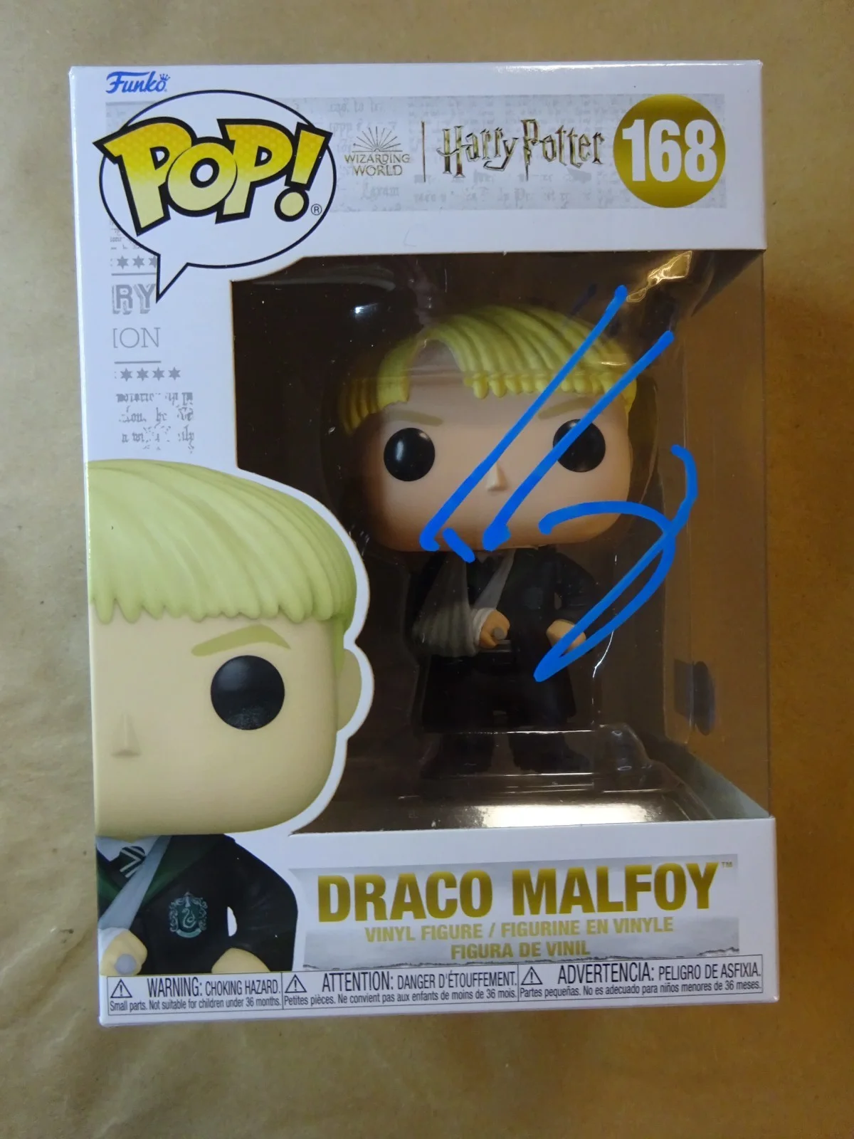 Tom Felton — Signed Tom Felton Autographed Draco Malfoy Harry Potter Funko Pop Beckett COA