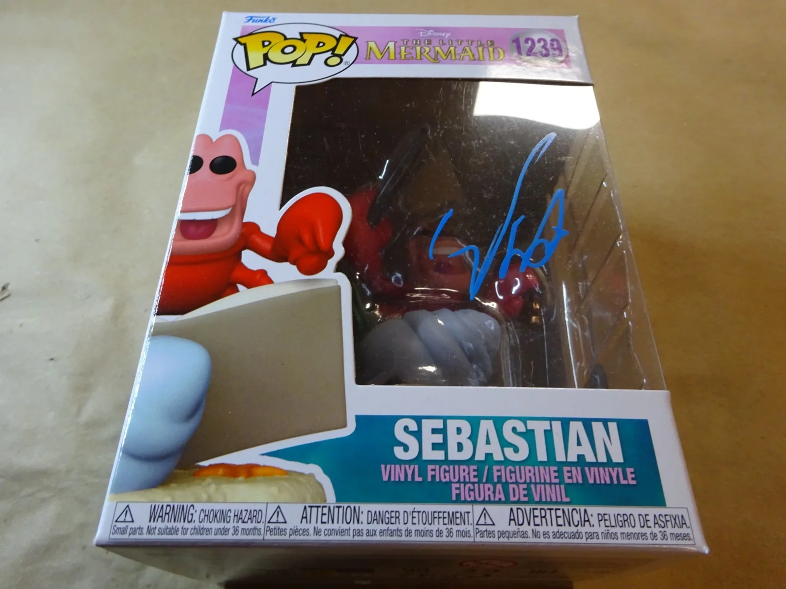 Daveed Diggs — Signed Daveed Diggs Autographed Sebastian Little Mermaid Funko Pop Beckett COA, image 2