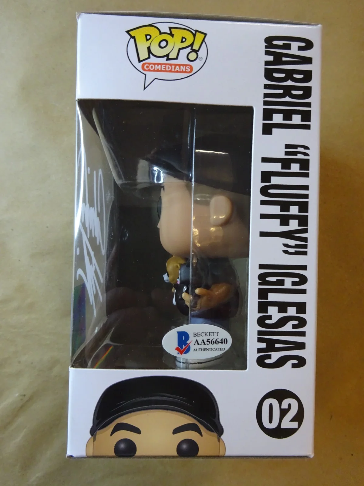 Gabriel Iglesias — Signed Gabriel Iglesias Autographed Fluffy & Dogs Funko Pop #02 Beckett BAS COA, image 5