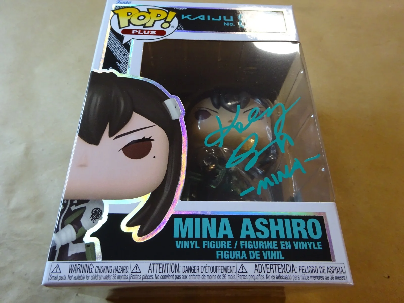 Katelyn Barr — Signed Katelyn Barr Autographed Kaiju No. 8 Mina Ashiro Funko Pop OCCM COA, изображение 2
