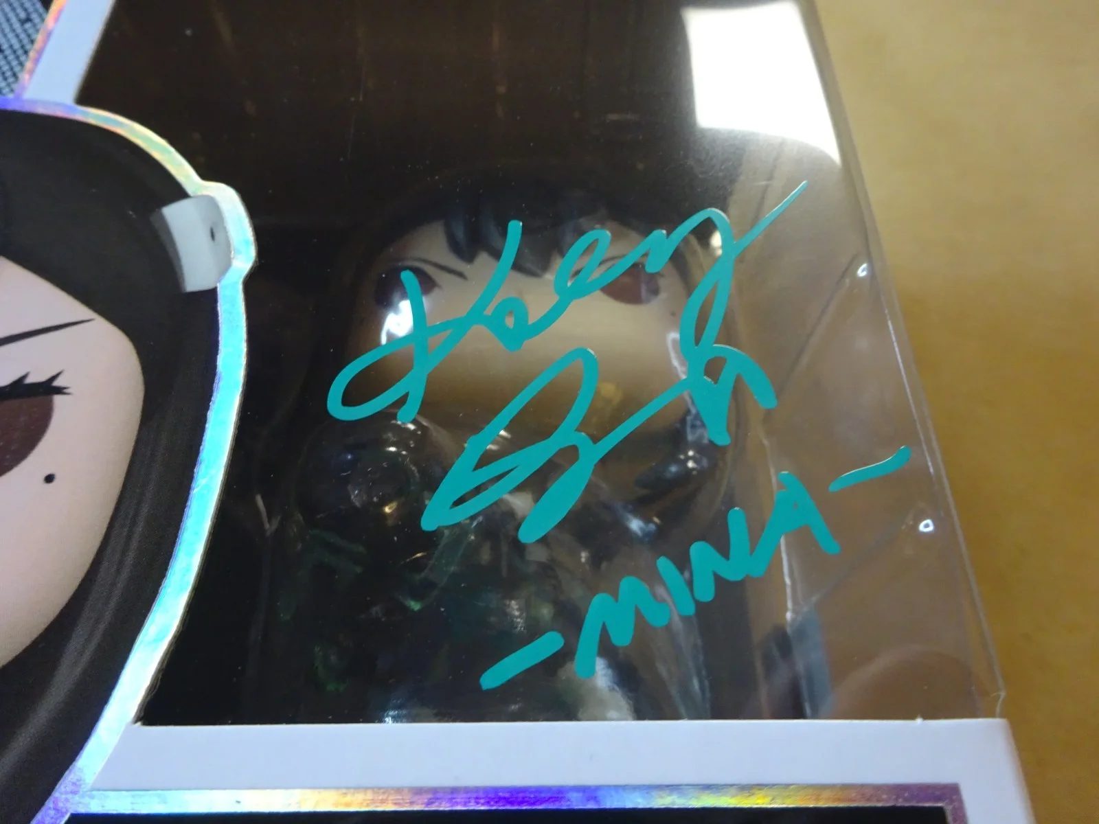 Katelyn Barr — Signed Katelyn Barr Autographed Kaiju No. 8 Mina Ashiro Funko Pop OCCM COA, изображение 4