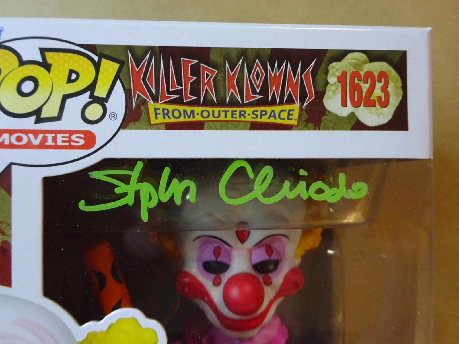 Charles Chiodo, Edward Chiodo, Stephen Chiodo — Signed Chiodo Brothers Autographed Frank Killer Klowns Funko Pop Zobie COA, image 4