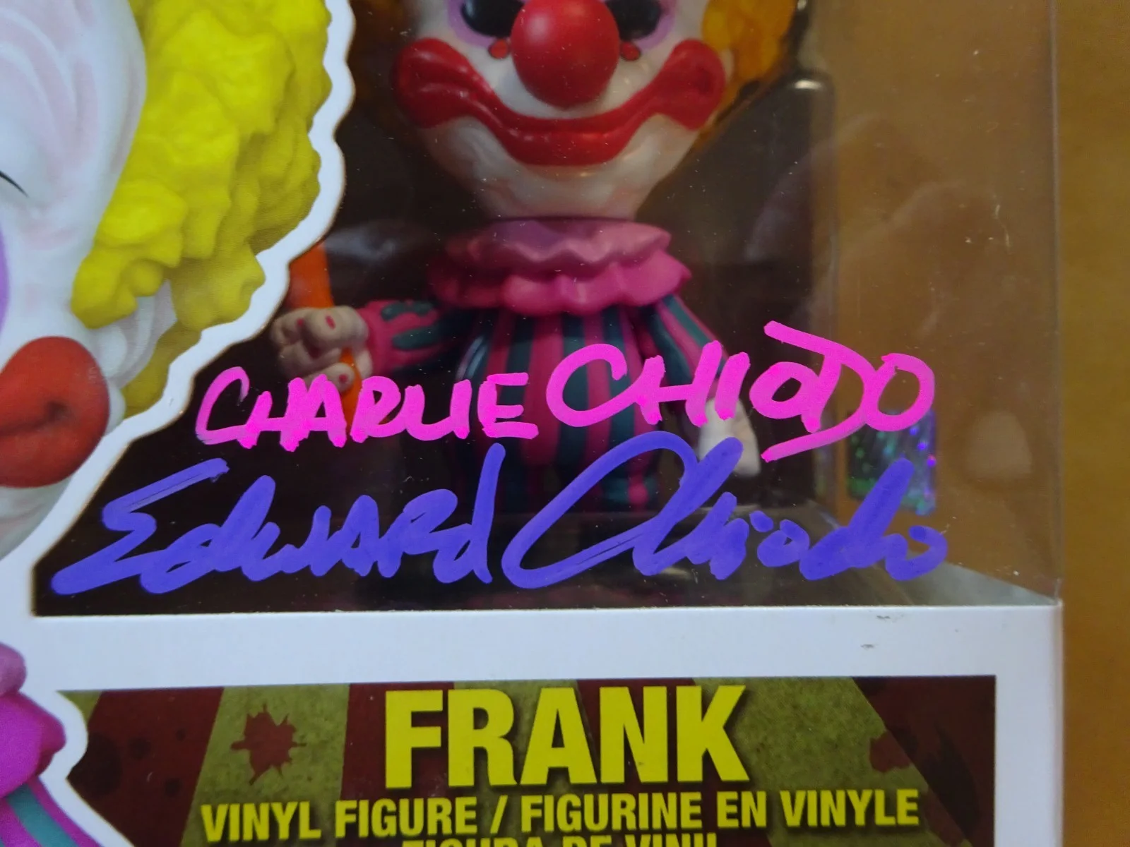 Charles Chiodo, Edward Chiodo, Stephen Chiodo — Signed Chiodo Brothers Autographed Frank Killer Klowns Funko Pop Zobie COA, image 5