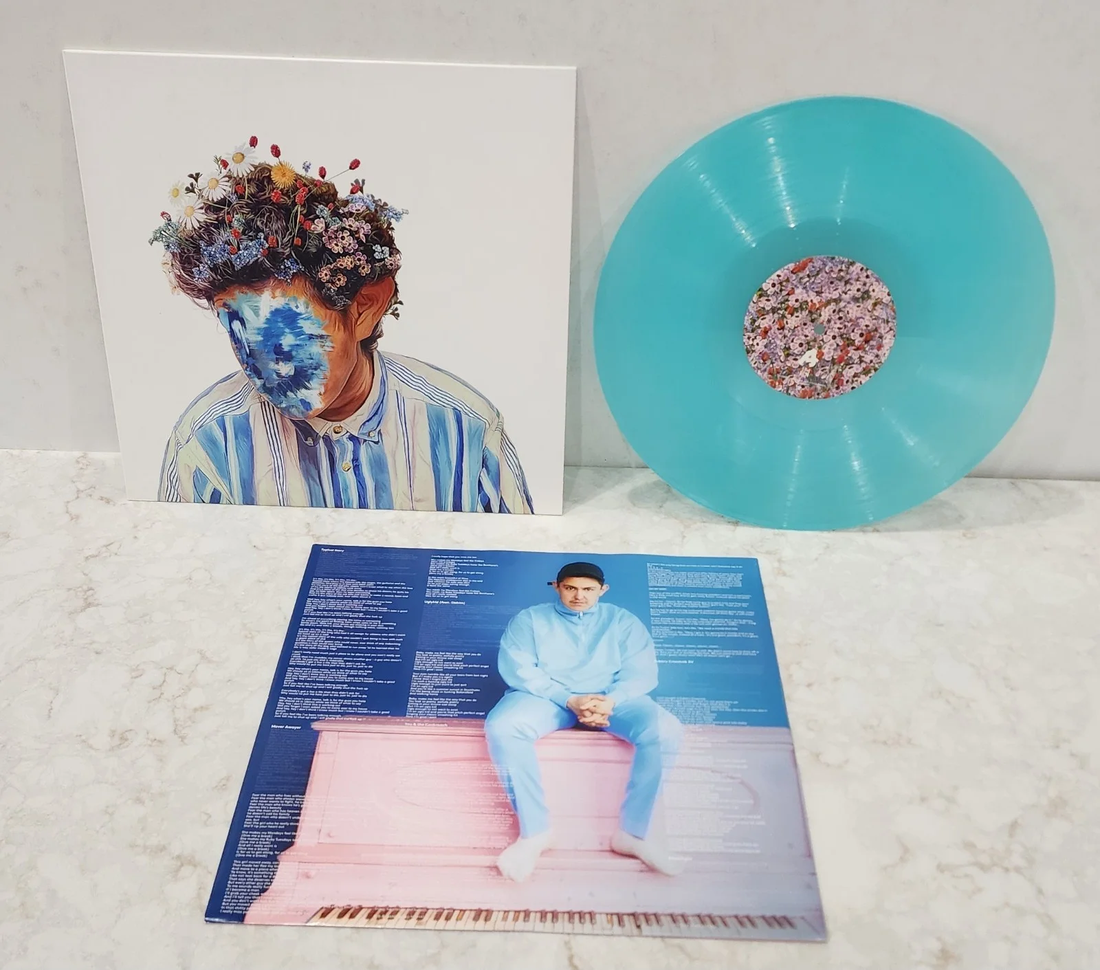 HOBO JOHNSON THE FALL OF VINYL LP record BLUE URBAN OUTFITTERS LP VERY GOOD, изображение 3