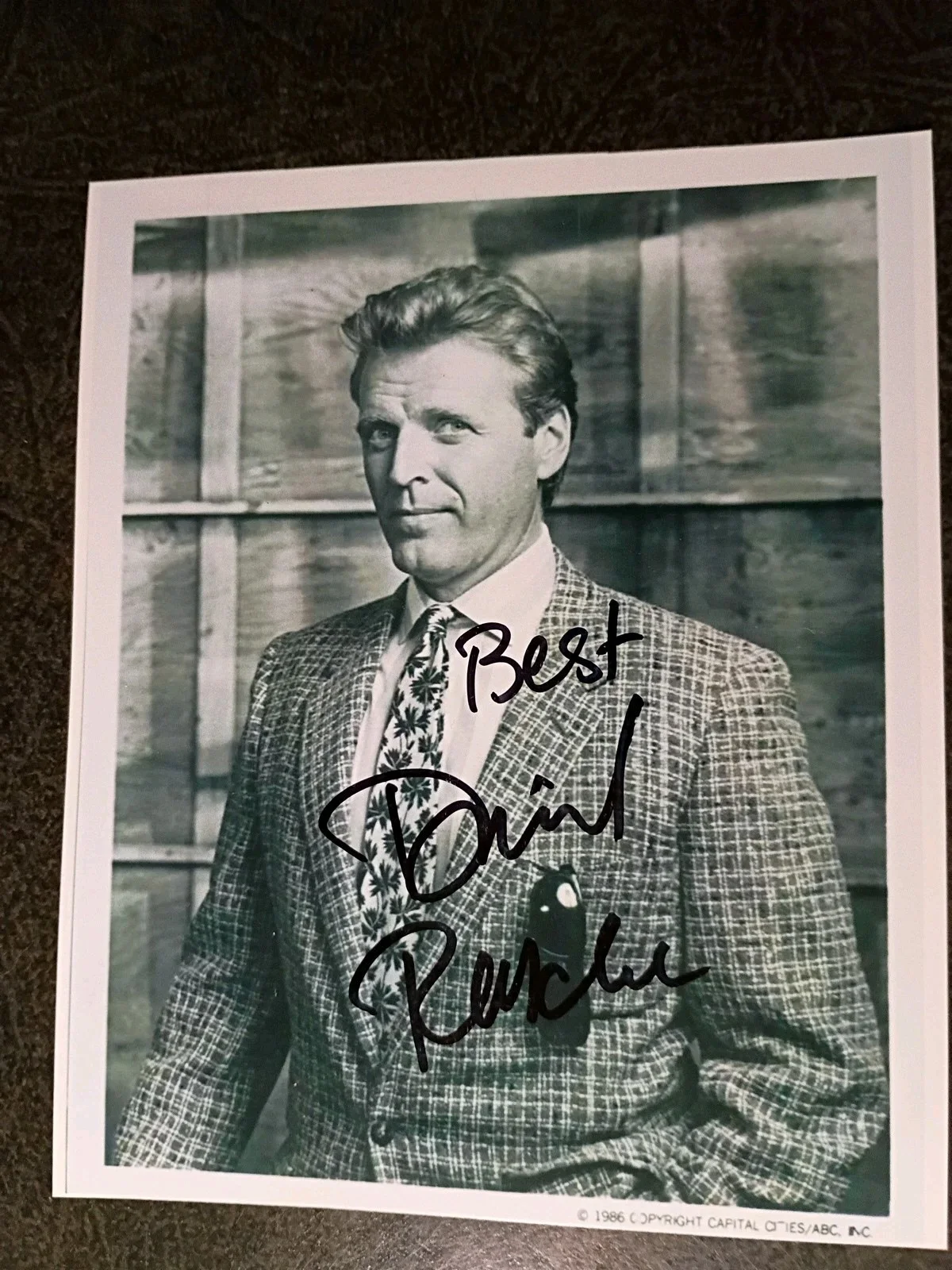 DAVID RASCHE As HAMMER — DAVID RASCHE As HAMMER Hand Signed Autograph 4X5 Photo - ACTOR - SLEDGE HAMMER