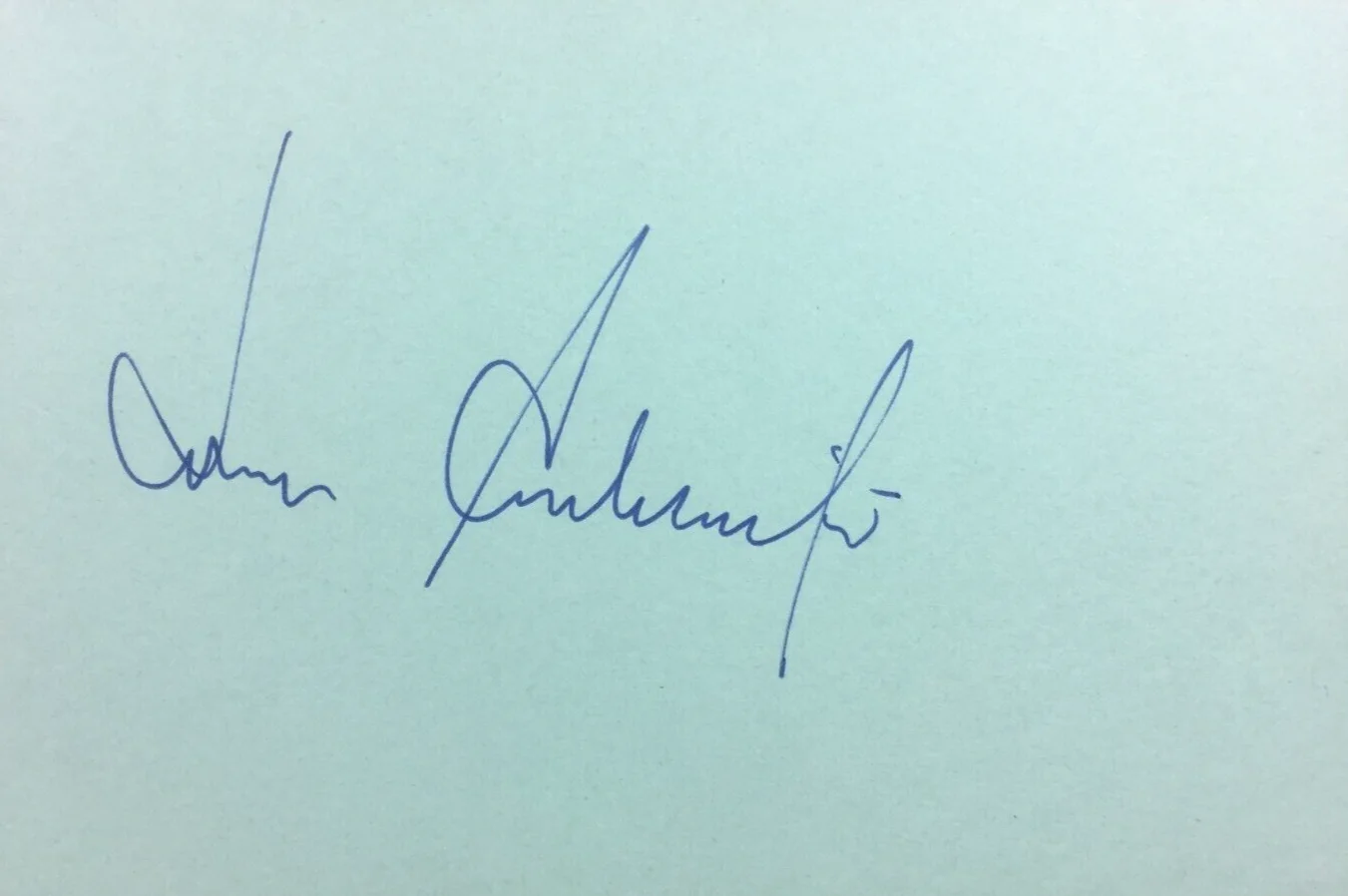 John Schlesinger Signed 4x5 Card Autograph + 8x10 Midnight Cowboy Marathon Man, image 2