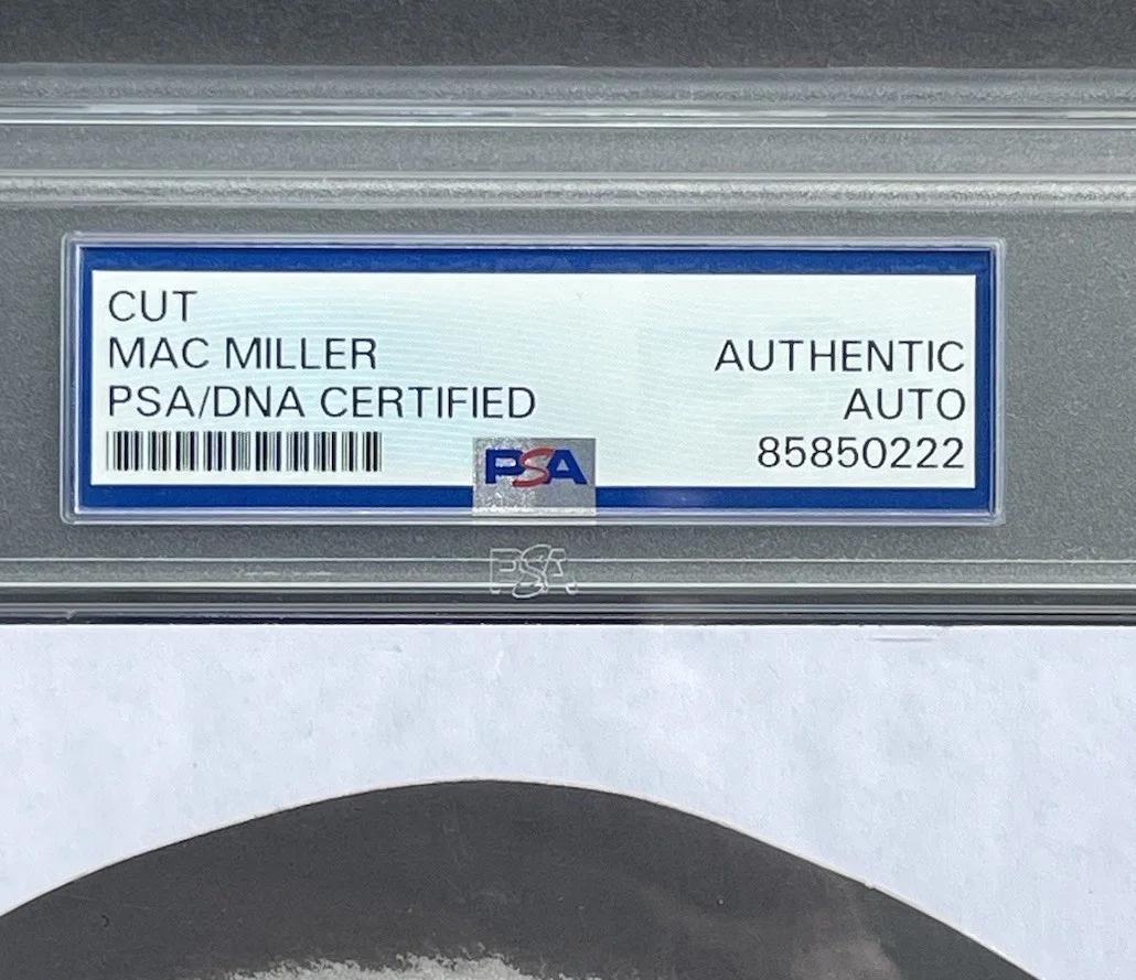 Mac Miller Signed Autographed GO:OD AM Tour Fathead Swimming Psa/Dna Slabbed Coa, image 4