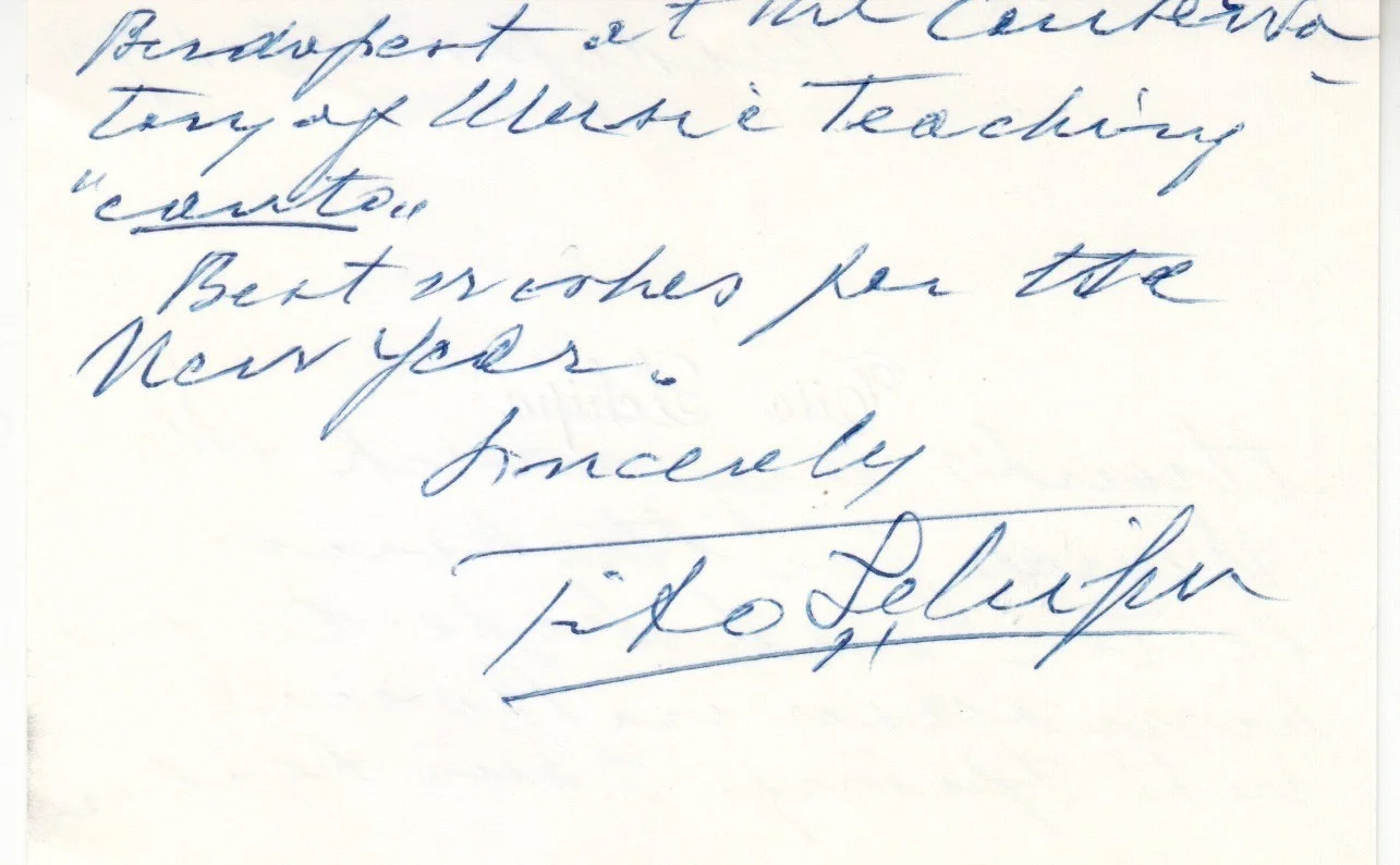 Signed note on his visiting card by the great Italian tenor TITO SCHIPA, изображение 2