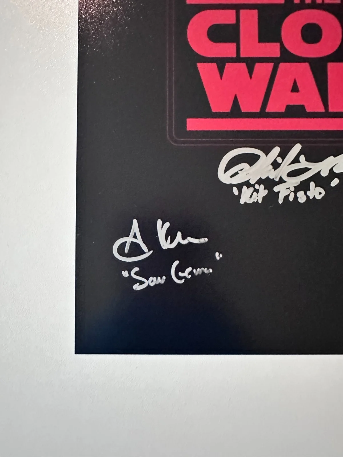 Nika Futterman — THE CLONE WARS Multi-Signed 8x10 Star Wars Autograph Project (Futterman, Taber+), image 5