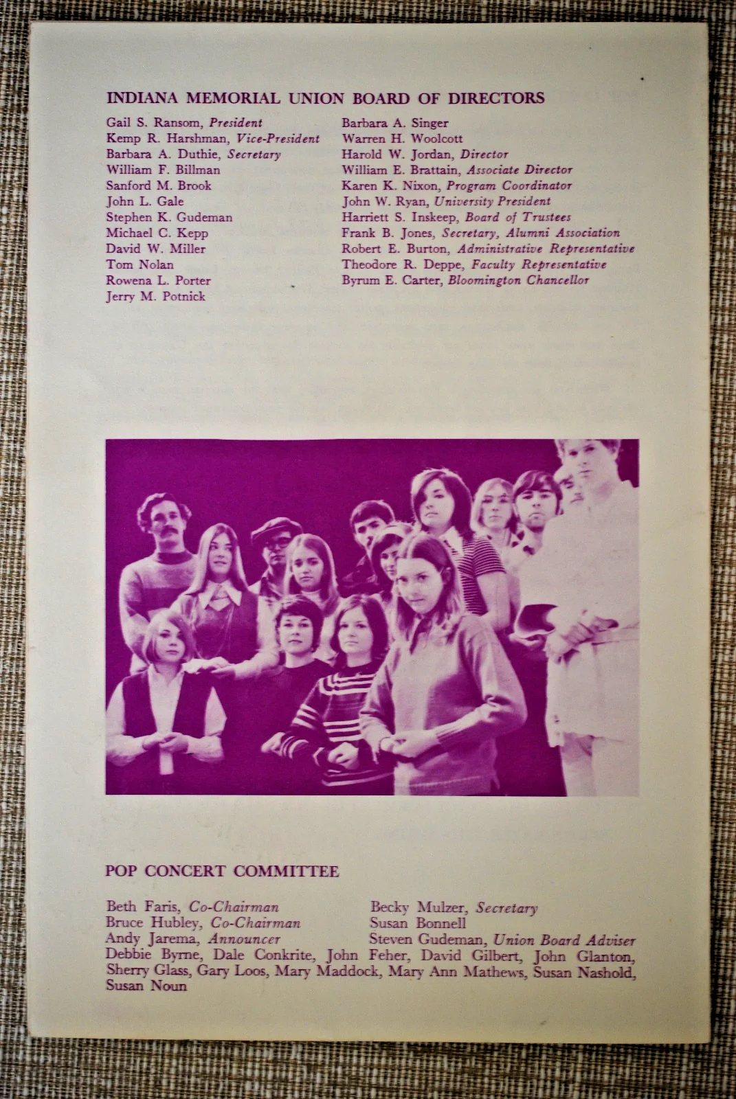 NEIL DIAMOND authentic Signed Original 6 x 9 inch Indiana U program, image 5