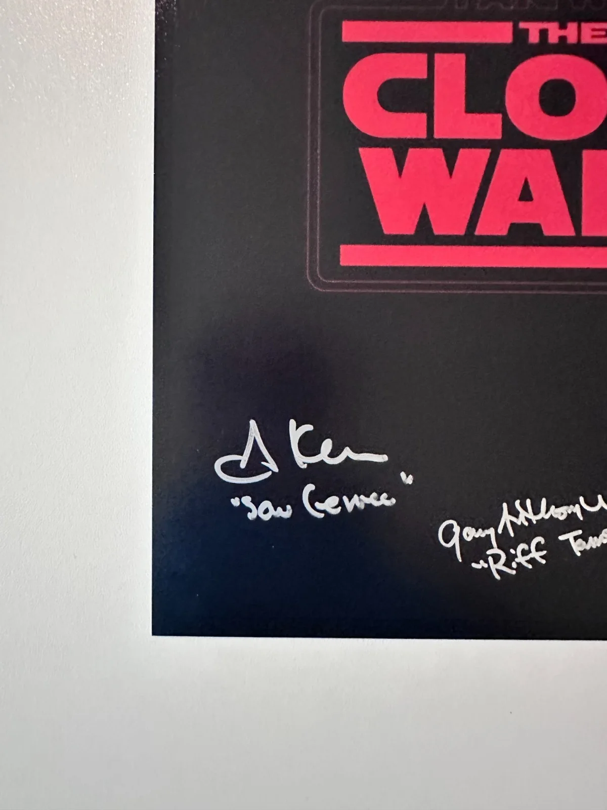 Nika Futterman — THE CLONE WARS Multi-Signed 8x10 Star Wars Autograph Project (Futterman +6) [a], image 5