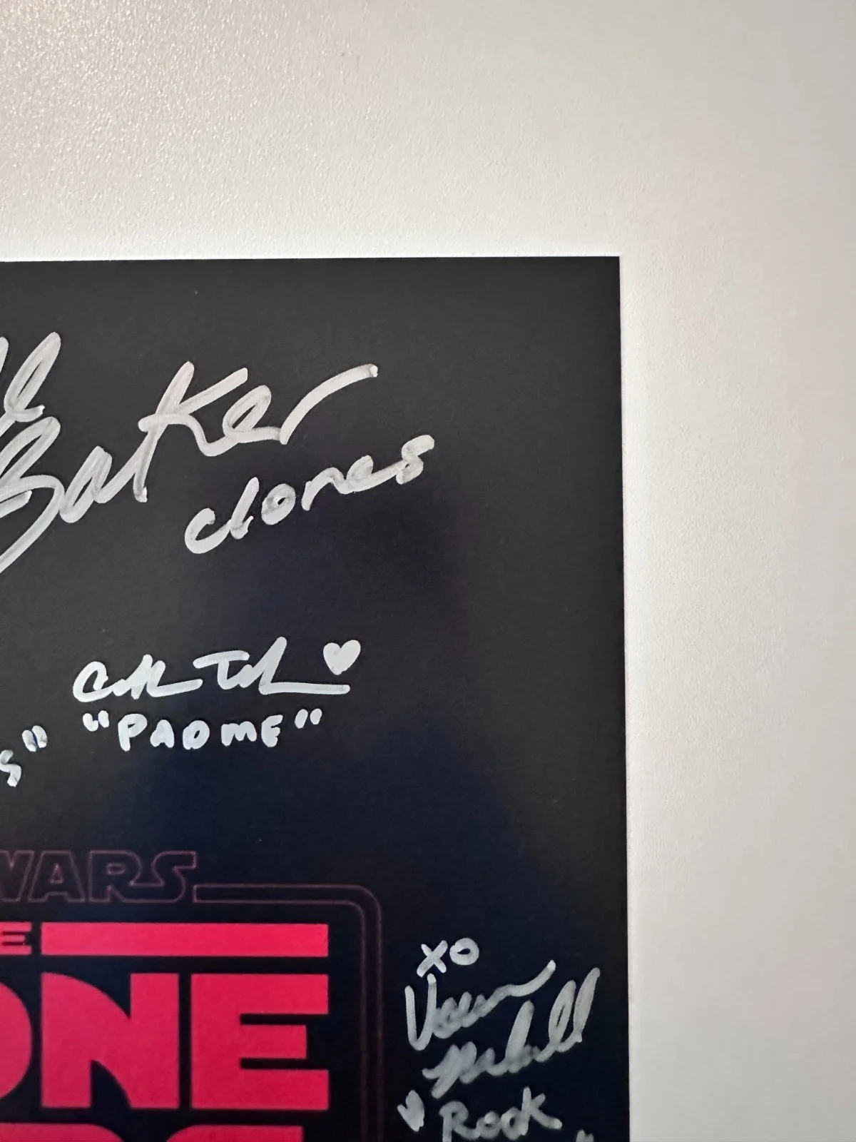 Dee Bradley Baker — THE CLONE WARS Multi-Signed 8x10 Star Wars Autograph Project (Baker, Taber+) [b], image 3
