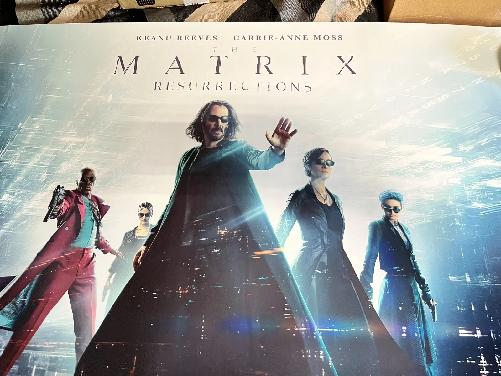 Cinema Poster: MATRIX RESURRECTIONS, THE 2021 (Main Quad) Keanu Reeves 40x30in, изображение 2