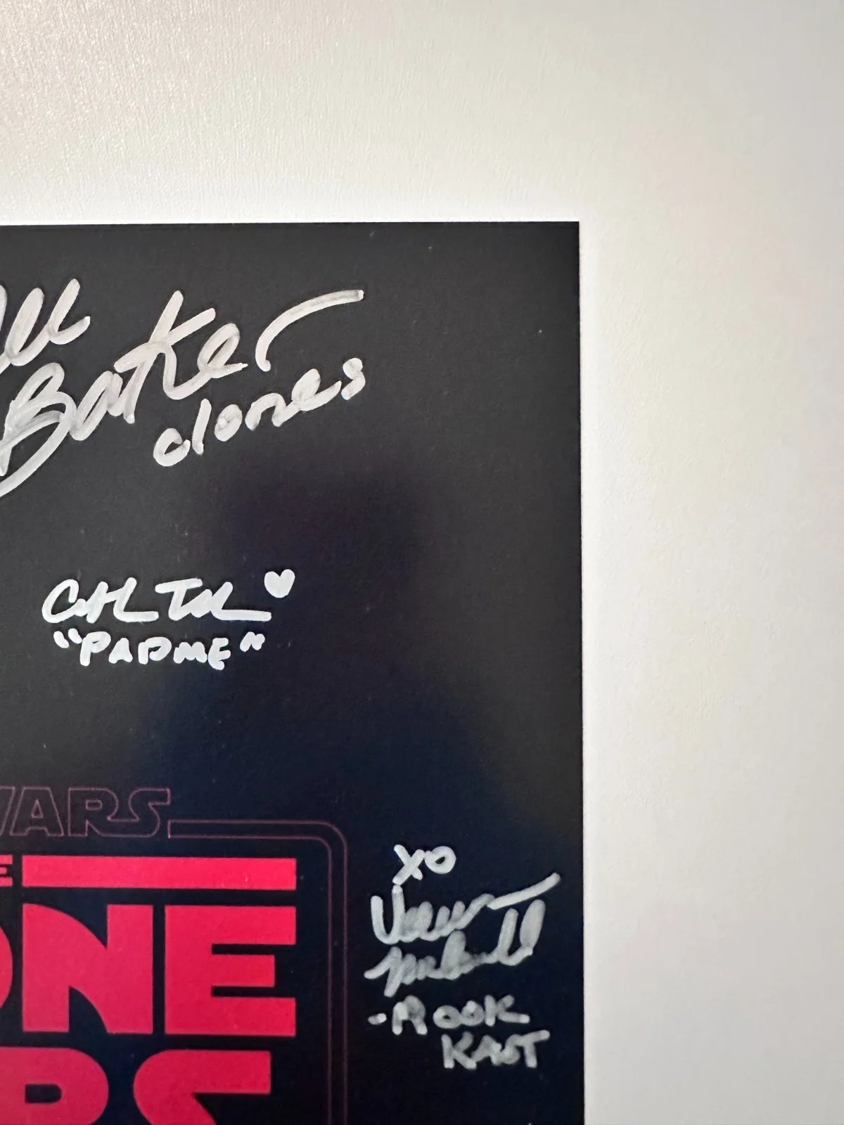 Dee Bradley Baker — THE CLONE WARS Multi-Signed 8x10 Star Wars Autograph Project (Baker, Taber+) [a], image 3