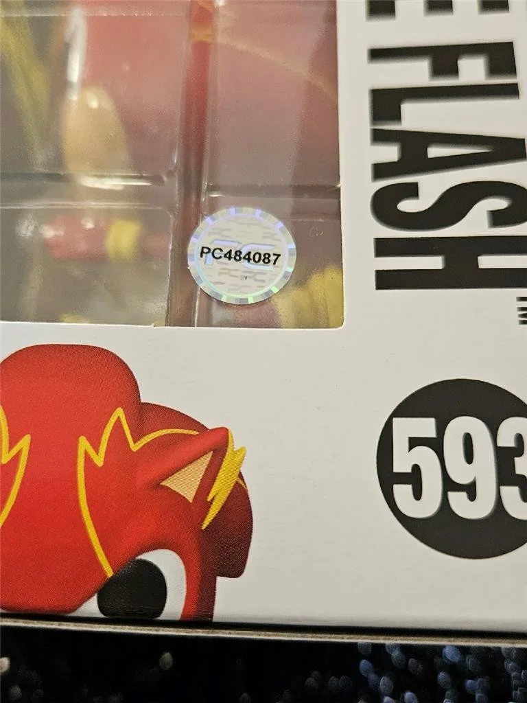 GRANT GUSTON — GRANT GUSTON SIGNED AUTOGRAPHED FUNKO POP! 593 SONIC AS THE FLASH W/ COA, изображение 3