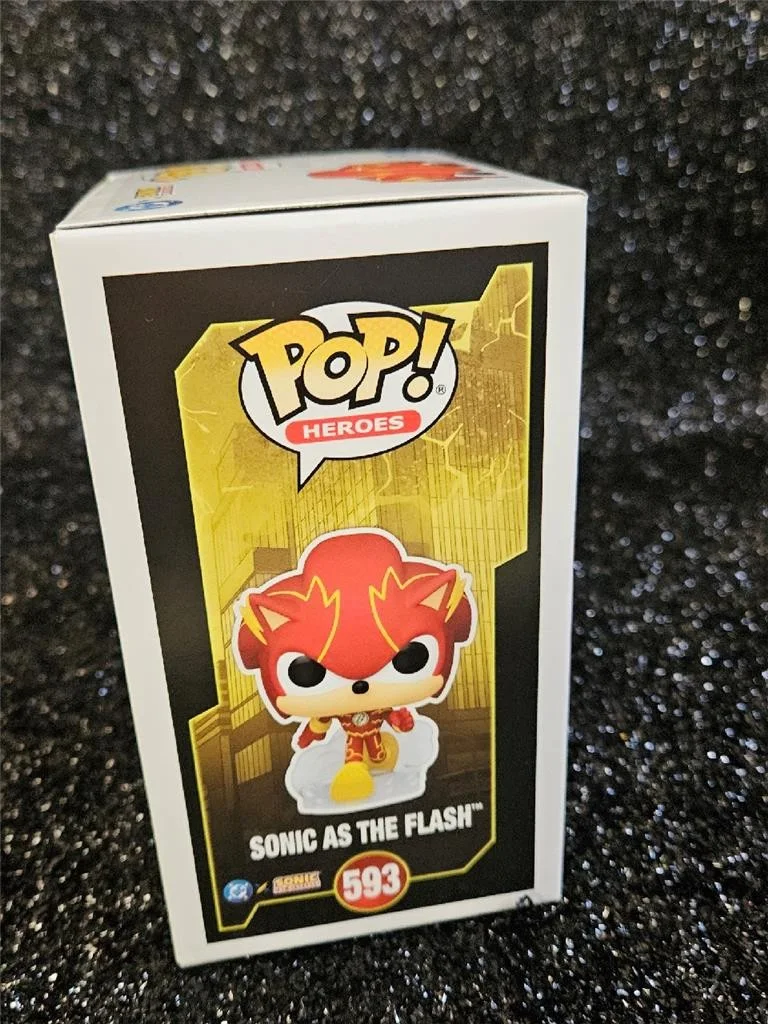 GRANT GUSTON — GRANT GUSTON SIGNED AUTOGRAPHED FUNKO POP! 593 SONIC AS THE FLASH W/ COA, изображение 5