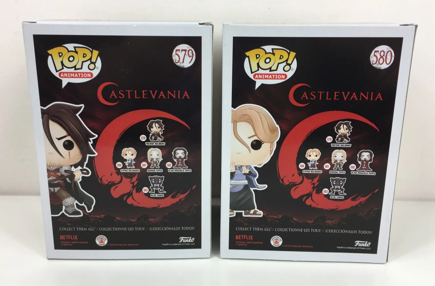 Funko Castlevania Trevor Belmont Sypha Adrian Tepes Blue Figure 579 580 581 583, изображение 3