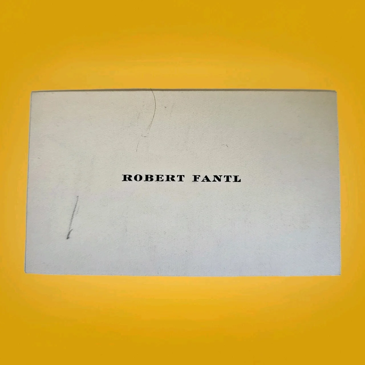 Magda Schneider Signed Robert Fantl Card Austrian Film Producer Ephemera, изображение 2