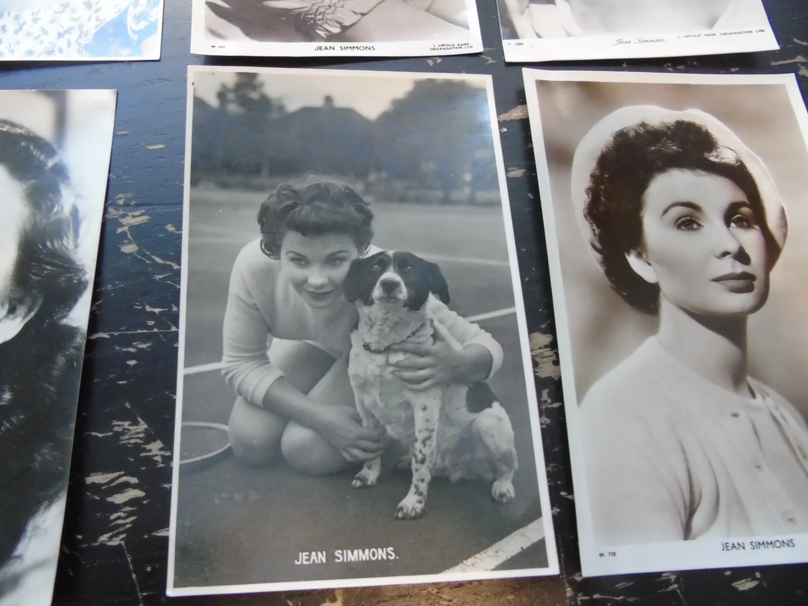 Jean Simmons Hand Signed Picture +5 Postcards Picturegoer Blue Lagoon, image 5