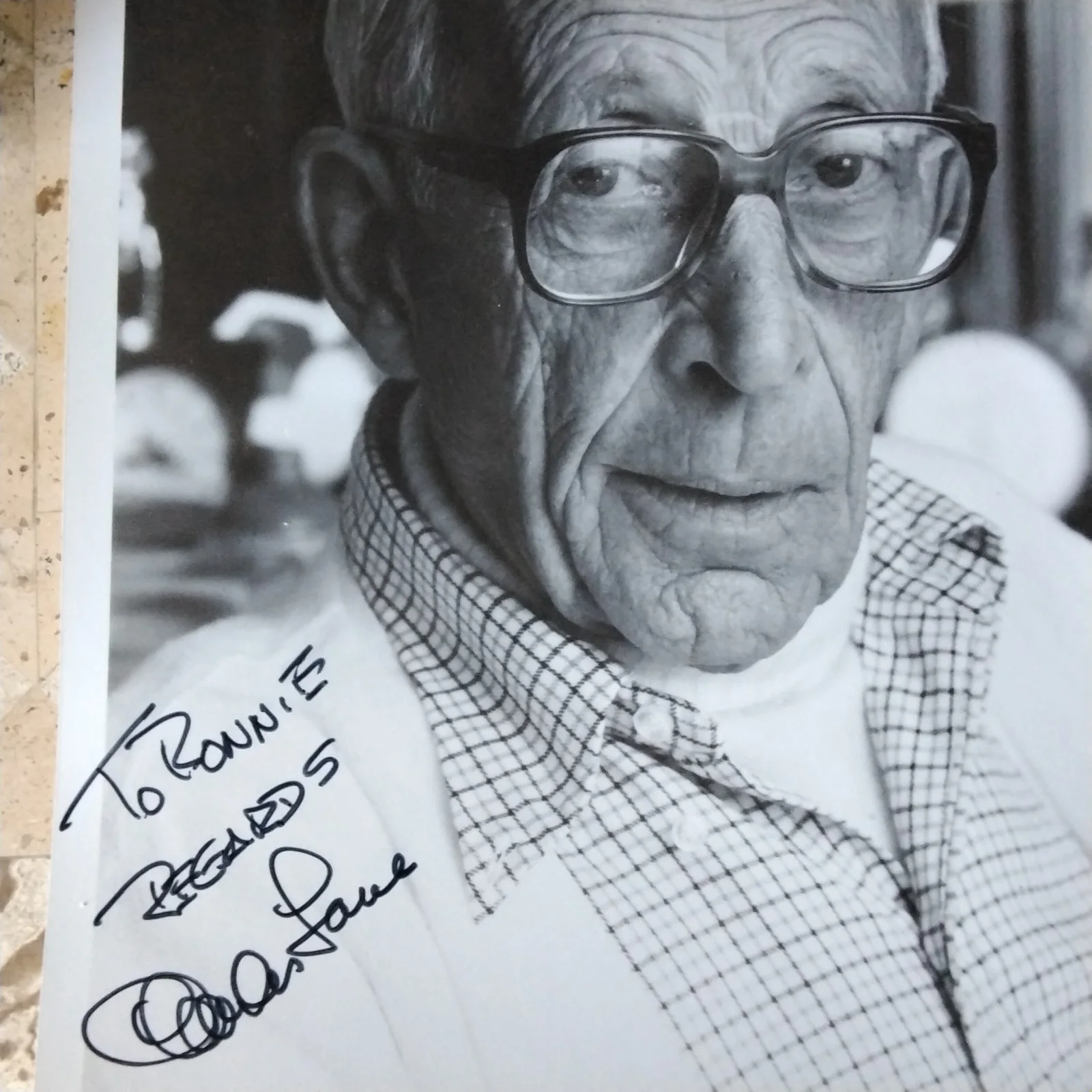 Charles Lane SIGNED Photo Film TV Actor Wonderful Life Teacher Pet Dennis Menace, изображение 3