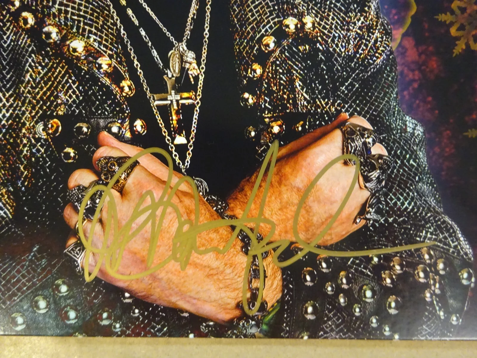 Autographed ROB HALFORD Signed CELESTIAL Vinyl Album BECKETT BAS COA, image 3