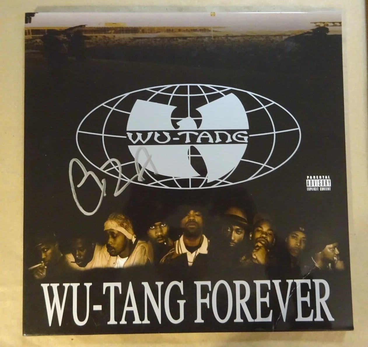 Autographed GZA Signed Wu-Tang Forever Wu-Tang Clan Vinyl Album Beckett BAS COA, изображение 2