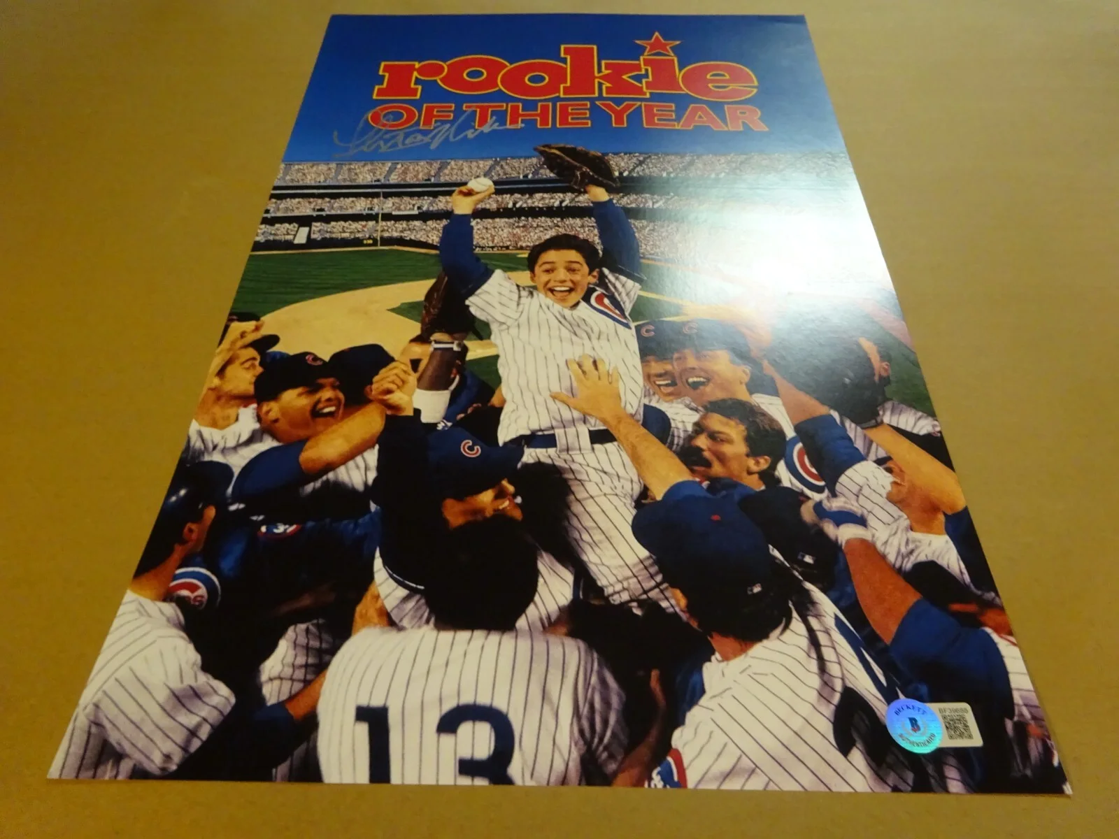 Thomas Ian Nicholas — Signed THOMAS IAN NICHOLAS Autographed ROOKIE OF THE YEAR 11"x17" Photo BAS COA, изображение 2