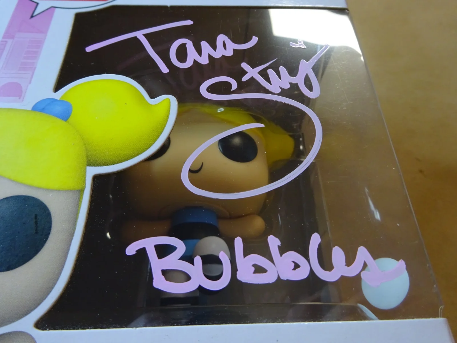 Tara Strong — Signed Tara Strong Autographed Bubbles Powerpuff Girls Funko Pop JSA COA, изображение 5