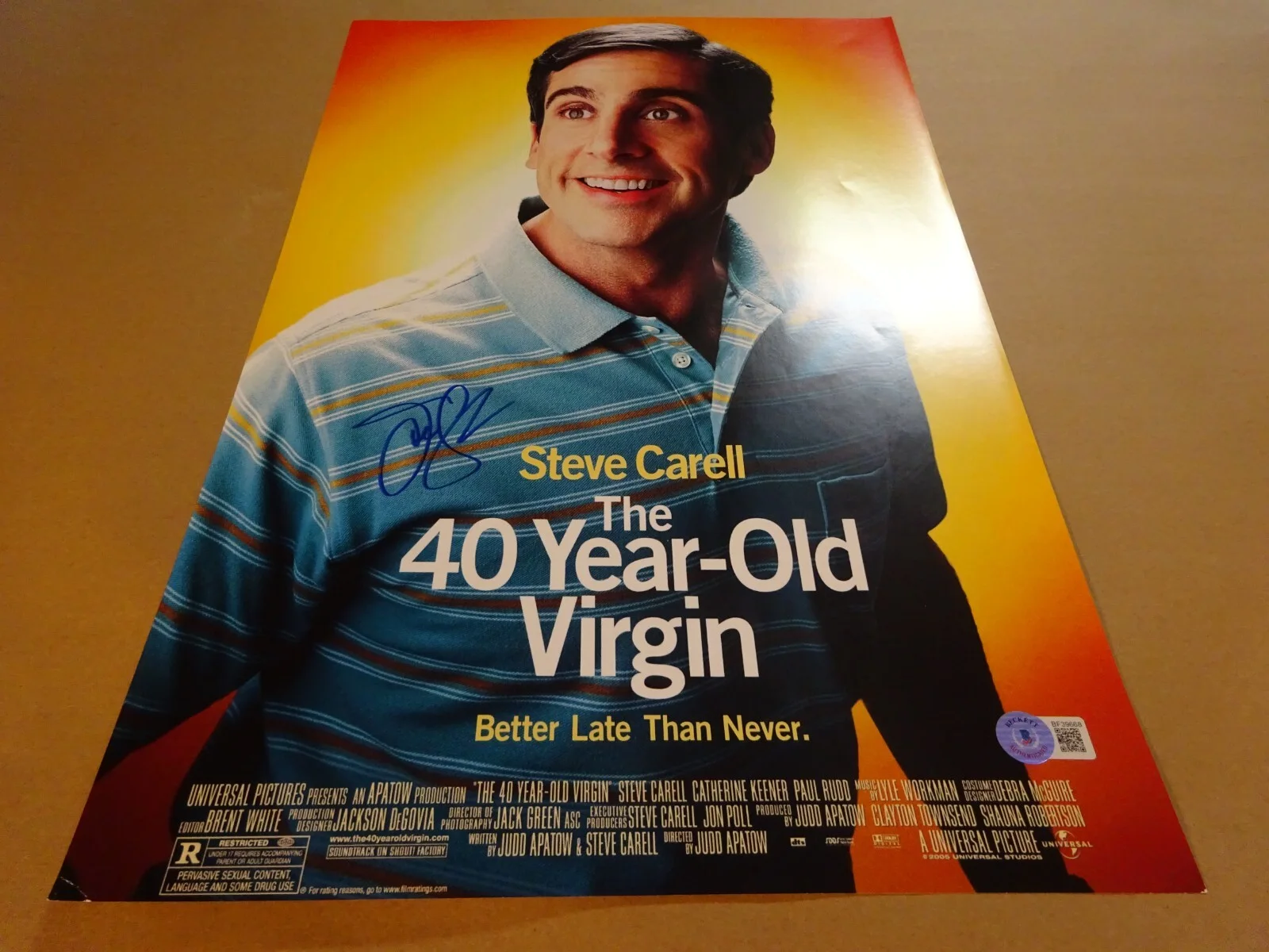 Jane Lynch — Signed JANE LYNCH Autographed The 40 Year Old Virgin 11x17 Photo Beckett BAS COA, image 2