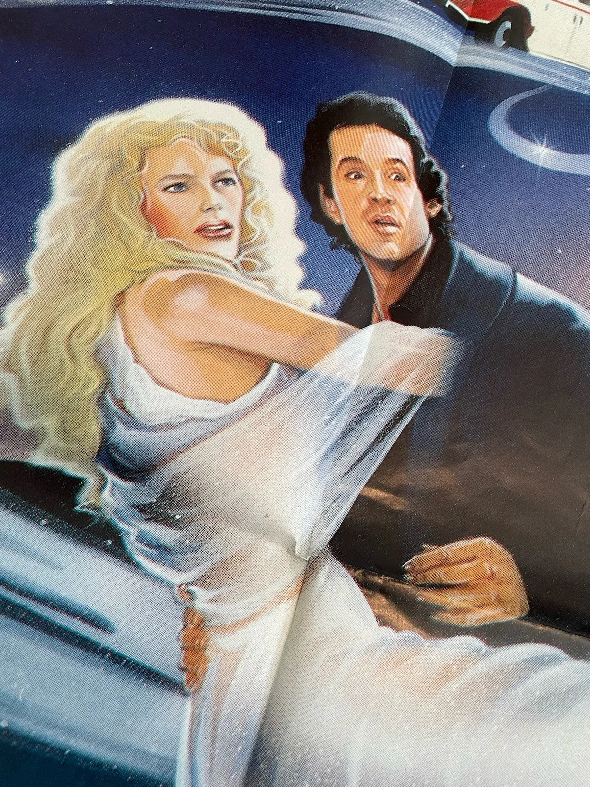 HIGH SPIRITS ORIGINAL UK QUAD FILM POSTER 1988, изображение 2