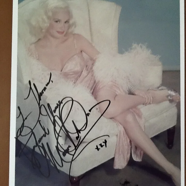 Mamie Van Doren — Mamie Van Doren SIGNED Photo 50s Blonde Bombshell B Movie Actress Sex Kitten, изображение 2