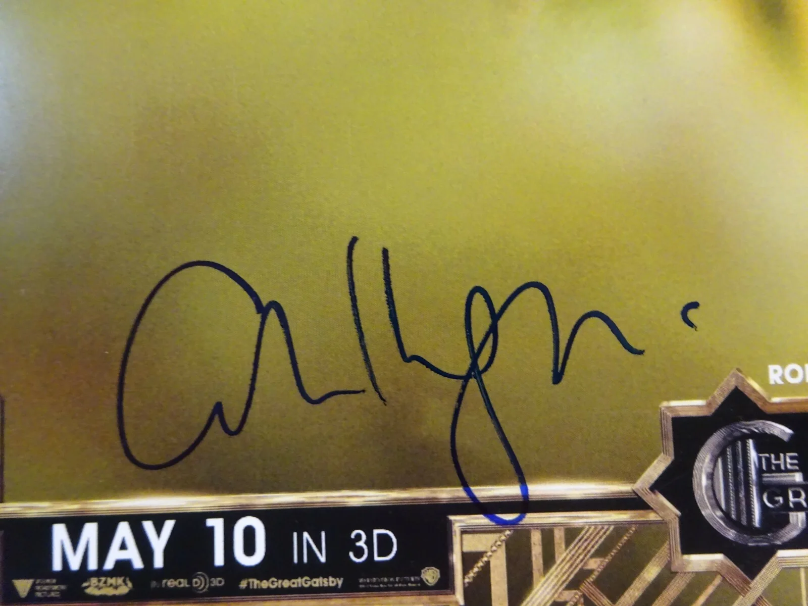 Carey Mulligan — Signed CAREY MULLIGAN Autographed THE GREAT GATSBY 11"x17" Photo BECKETT BAS COA, изображение 3