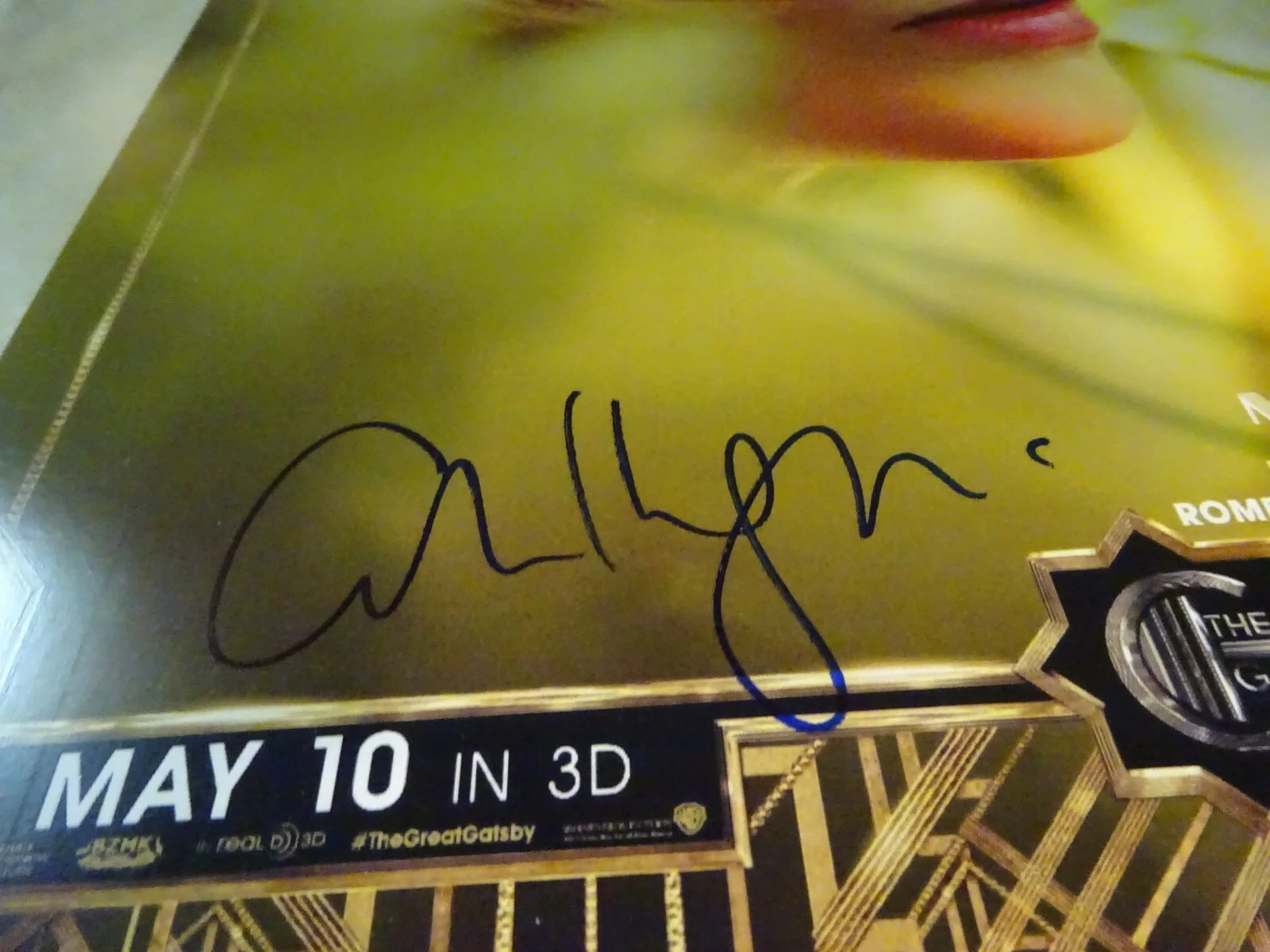 Carey Mulligan — Signed CAREY MULLIGAN Autographed THE GREAT GATSBY 11"x17" Photo BECKETT BAS COA, изображение 4